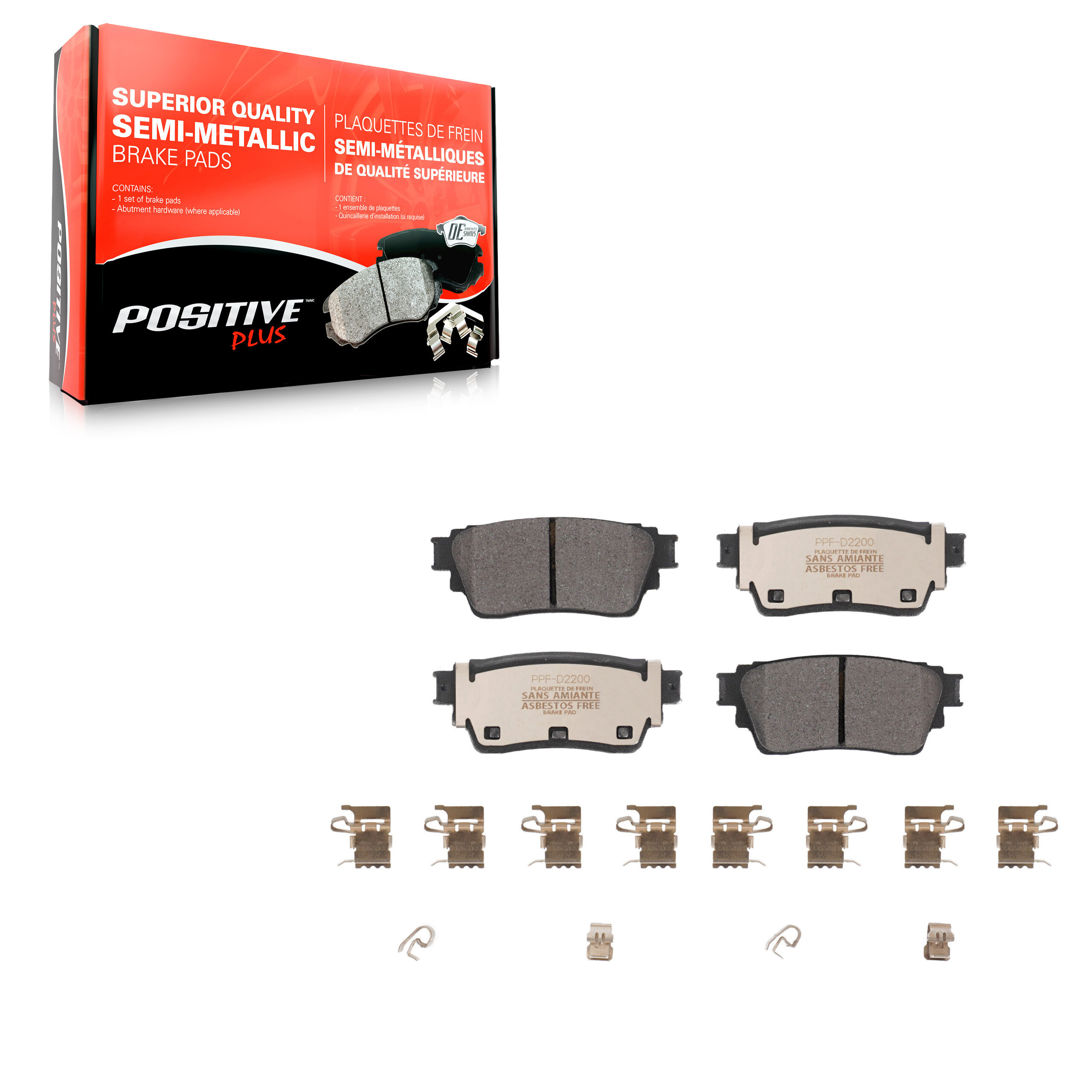 Semi-Metallic Brake Pads