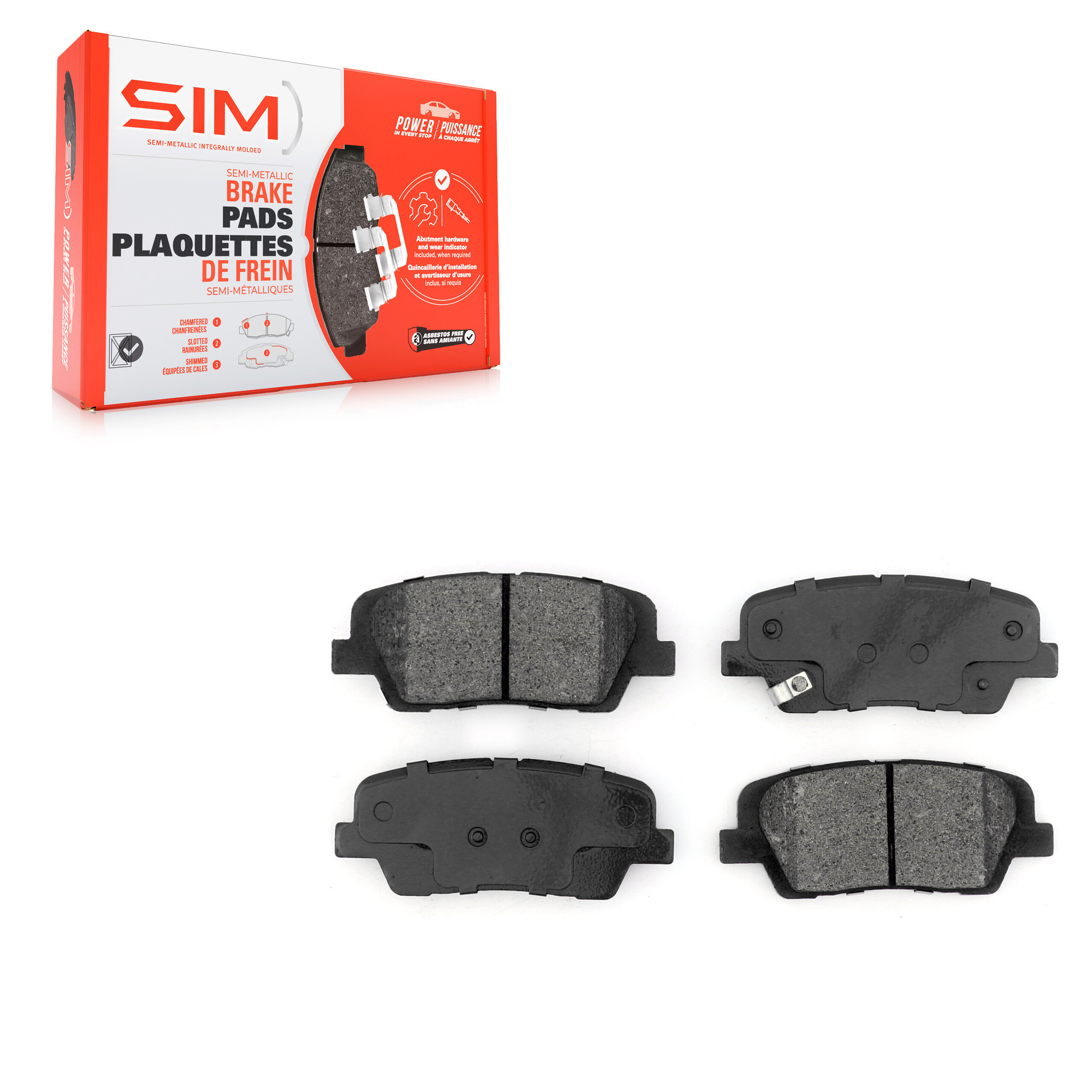 Semi-Metallic Brake Pads