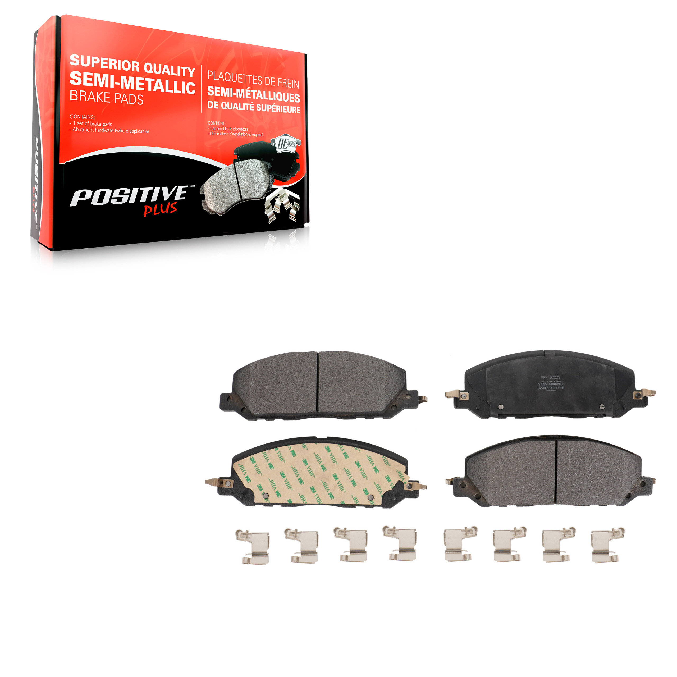 Semi-Metallic Brake Pads