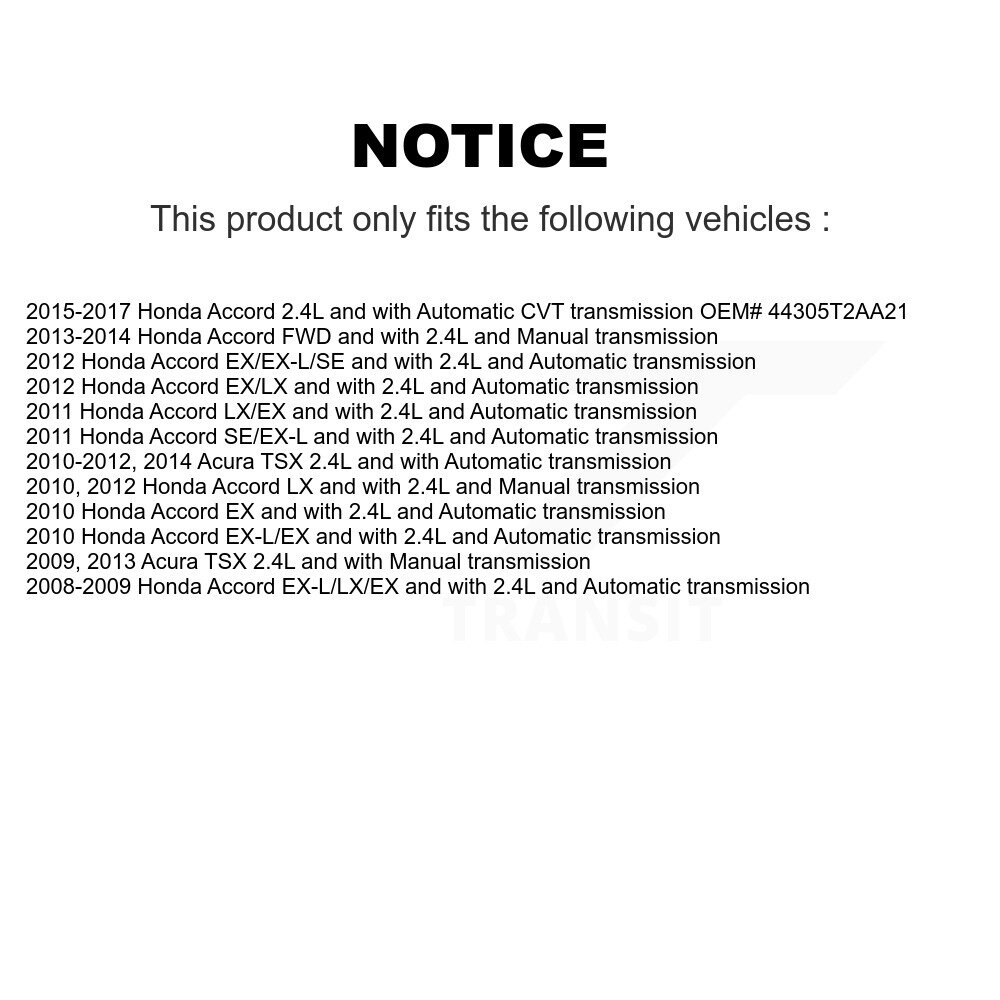 Kugel - NCV-HO36122 - CV Axle Shaft