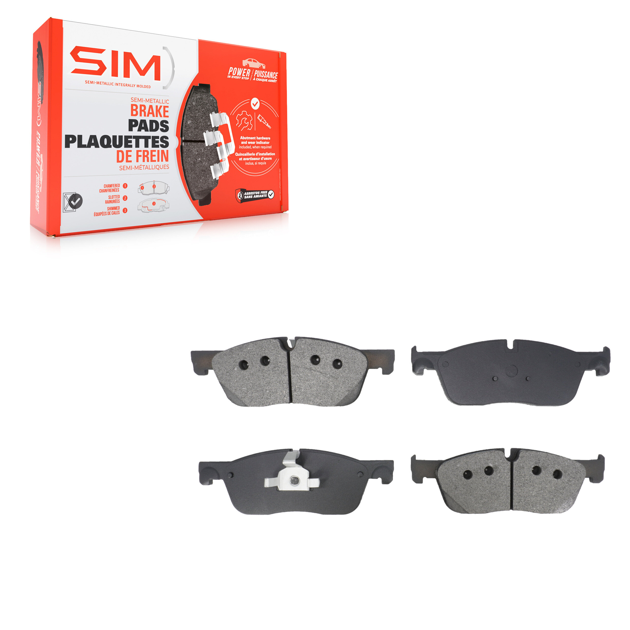 Semi-Metallic Brake Pads