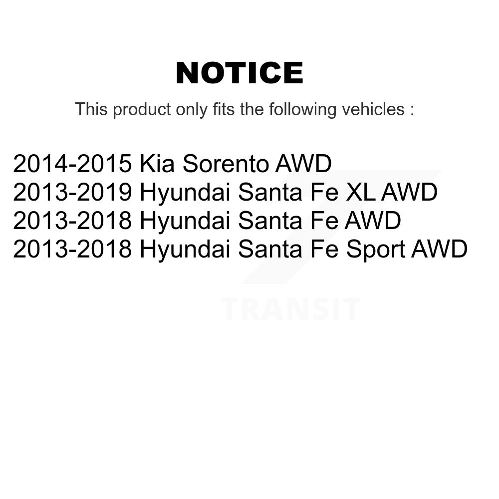 Top Quality - 72-K750664 - Suspension Stabilizer Bar Link Kit