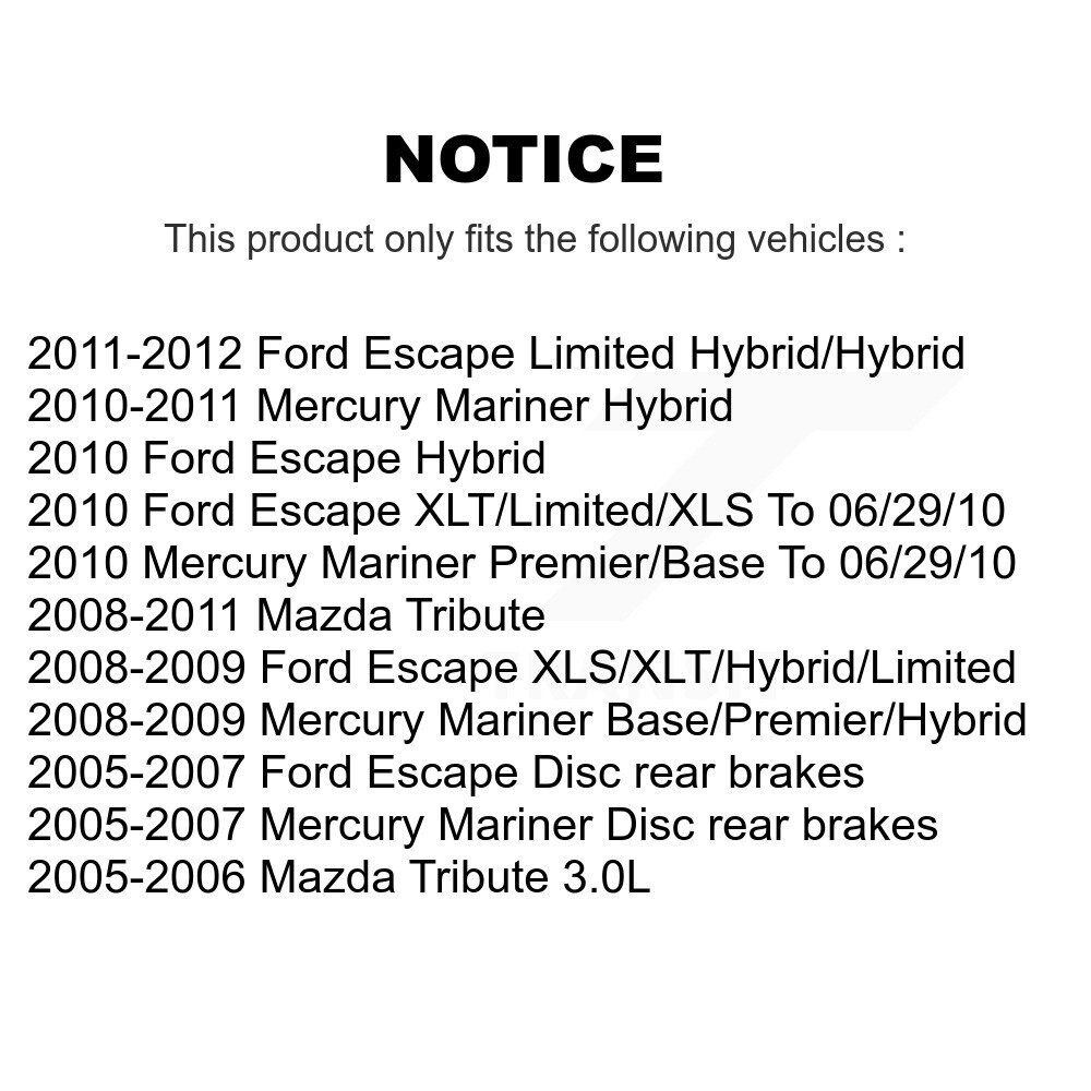 AmeriBRAKES - NWF-PRM1047 - Semi-Metallic Brake Pads