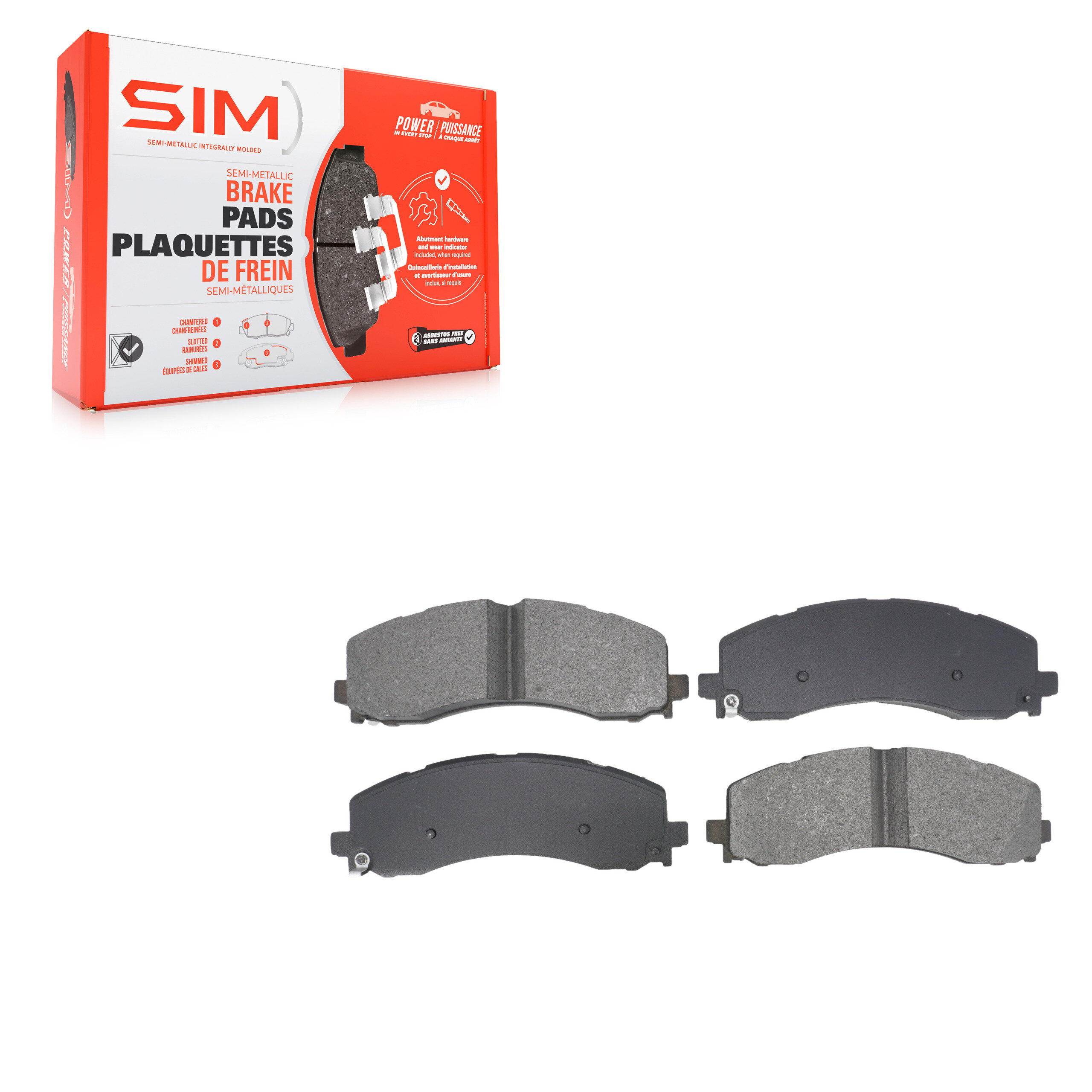 Semi-Metallic Brake Pads