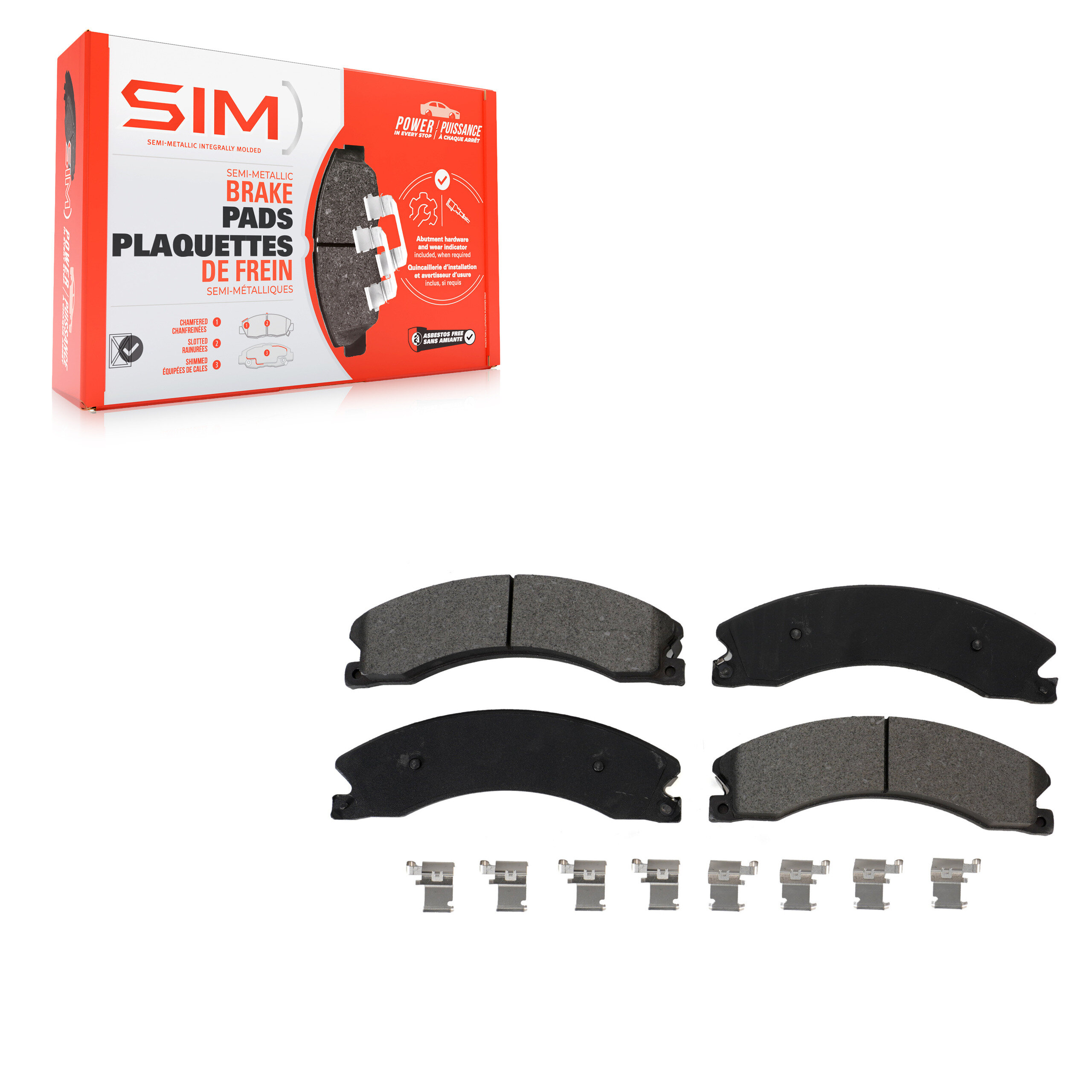Semi-Metallic Brake Pads