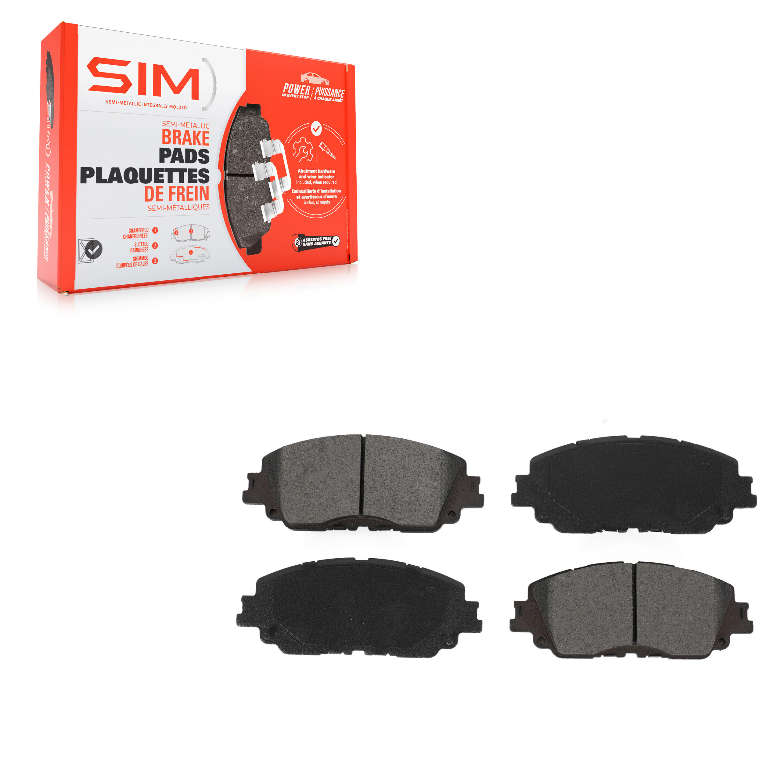 Semi-Metallic Brake Pads
