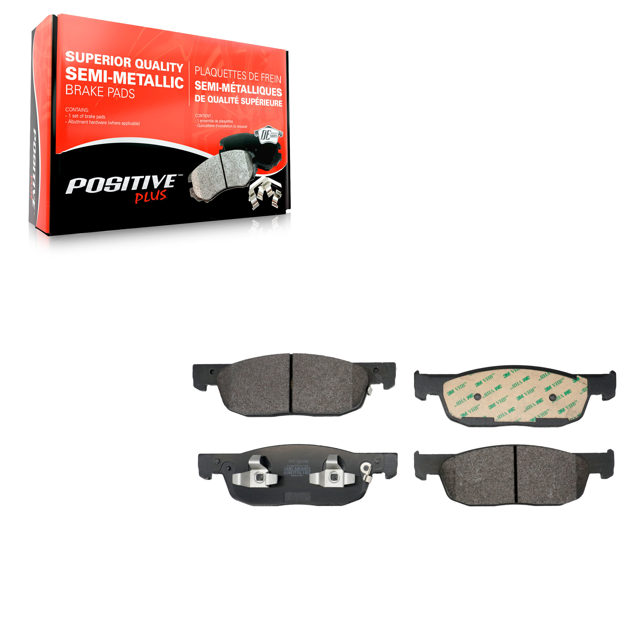 Semi-Metallic Brake Pads