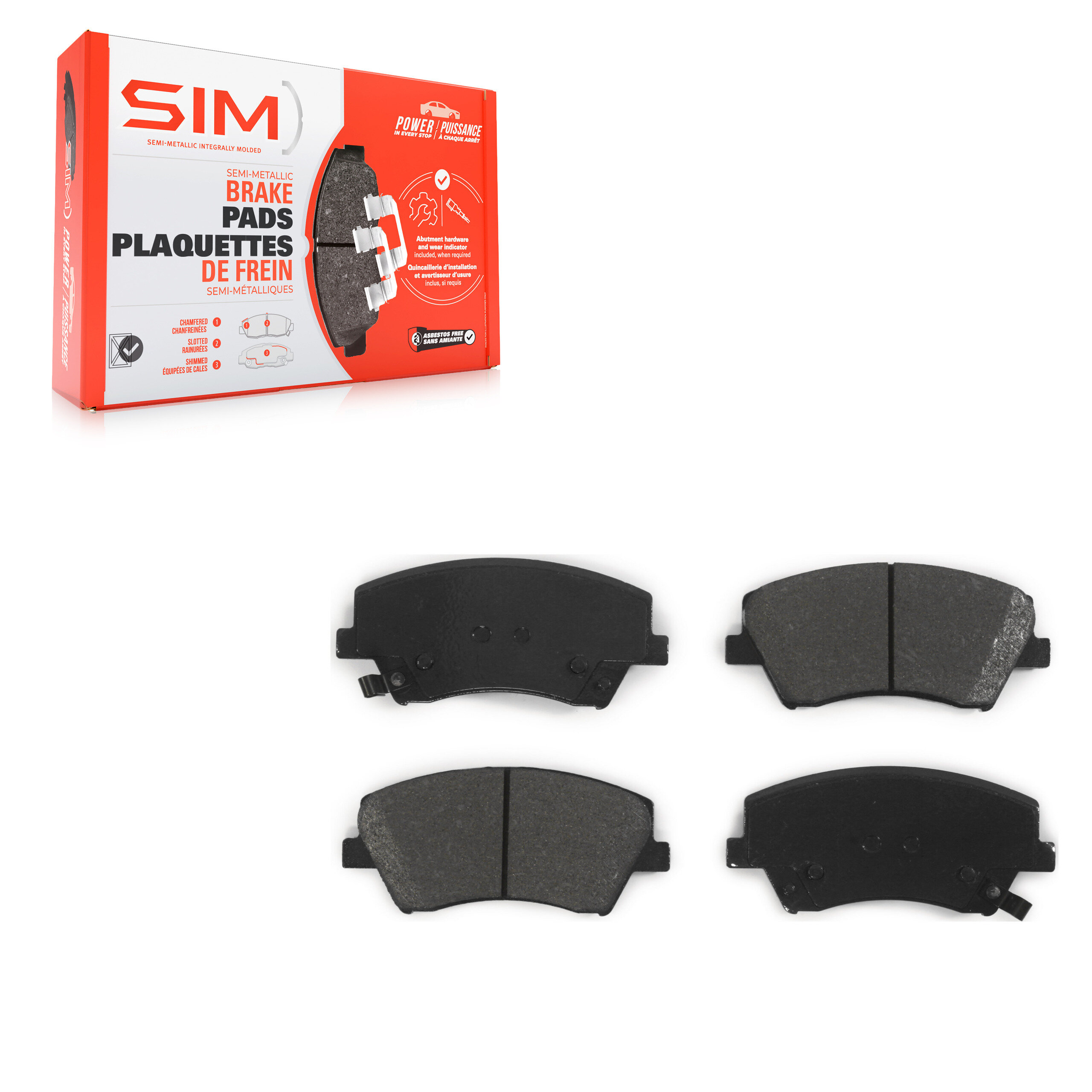 Semi-Metallic Brake Pads