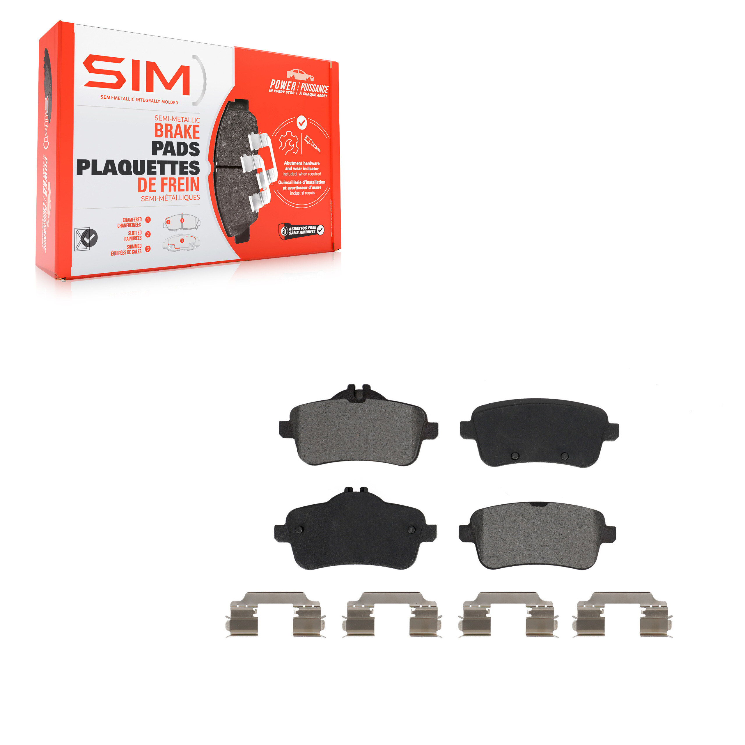 Semi-Metallic Brake Pads
