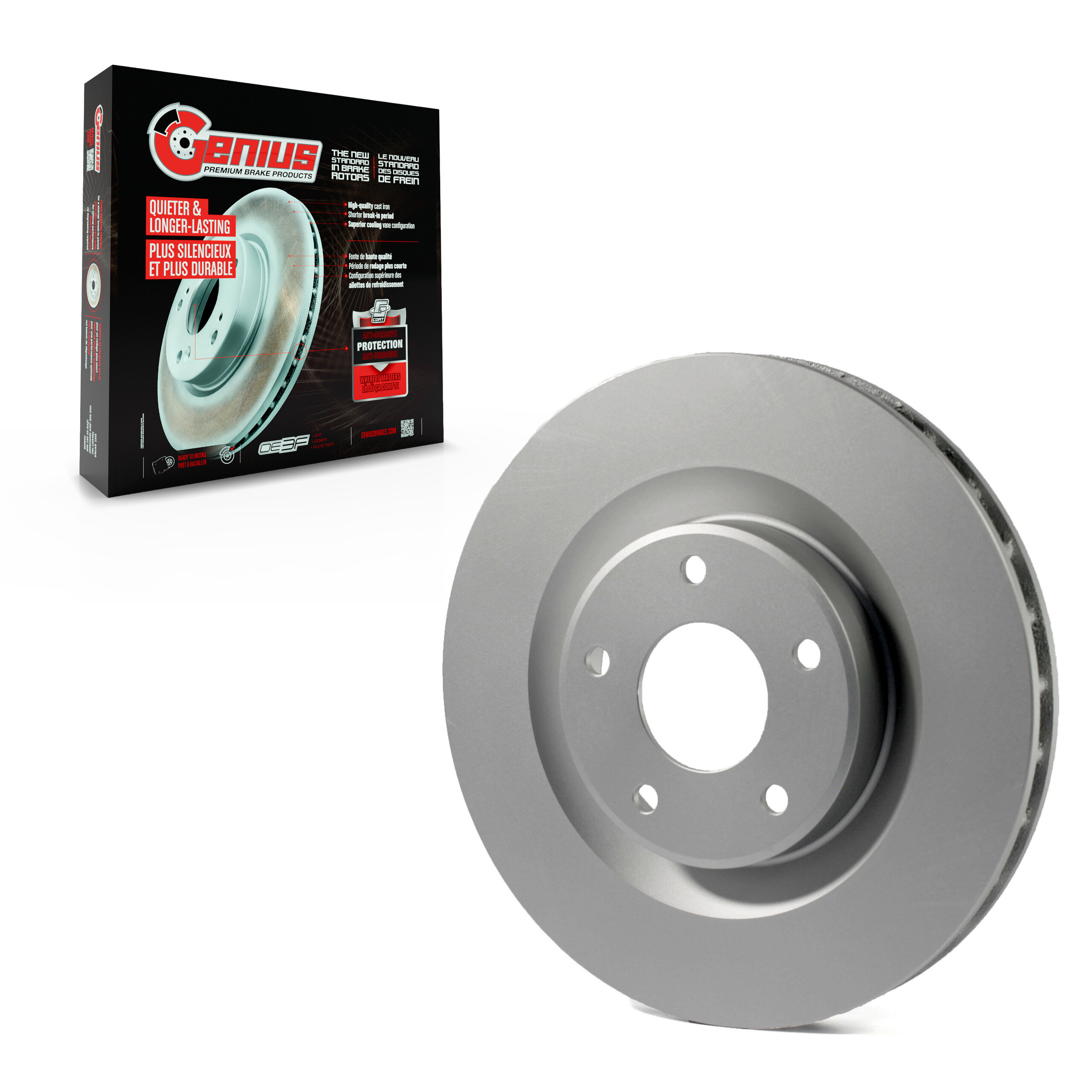 Coated Disc Brake Rotor
