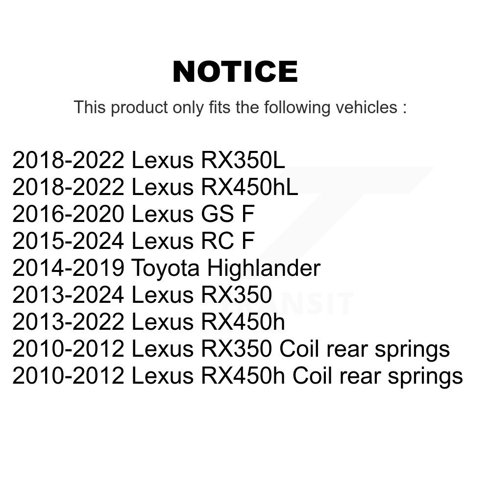 TOR - TOR-K750419 - Suspension Stabilizer Bar Link Kit