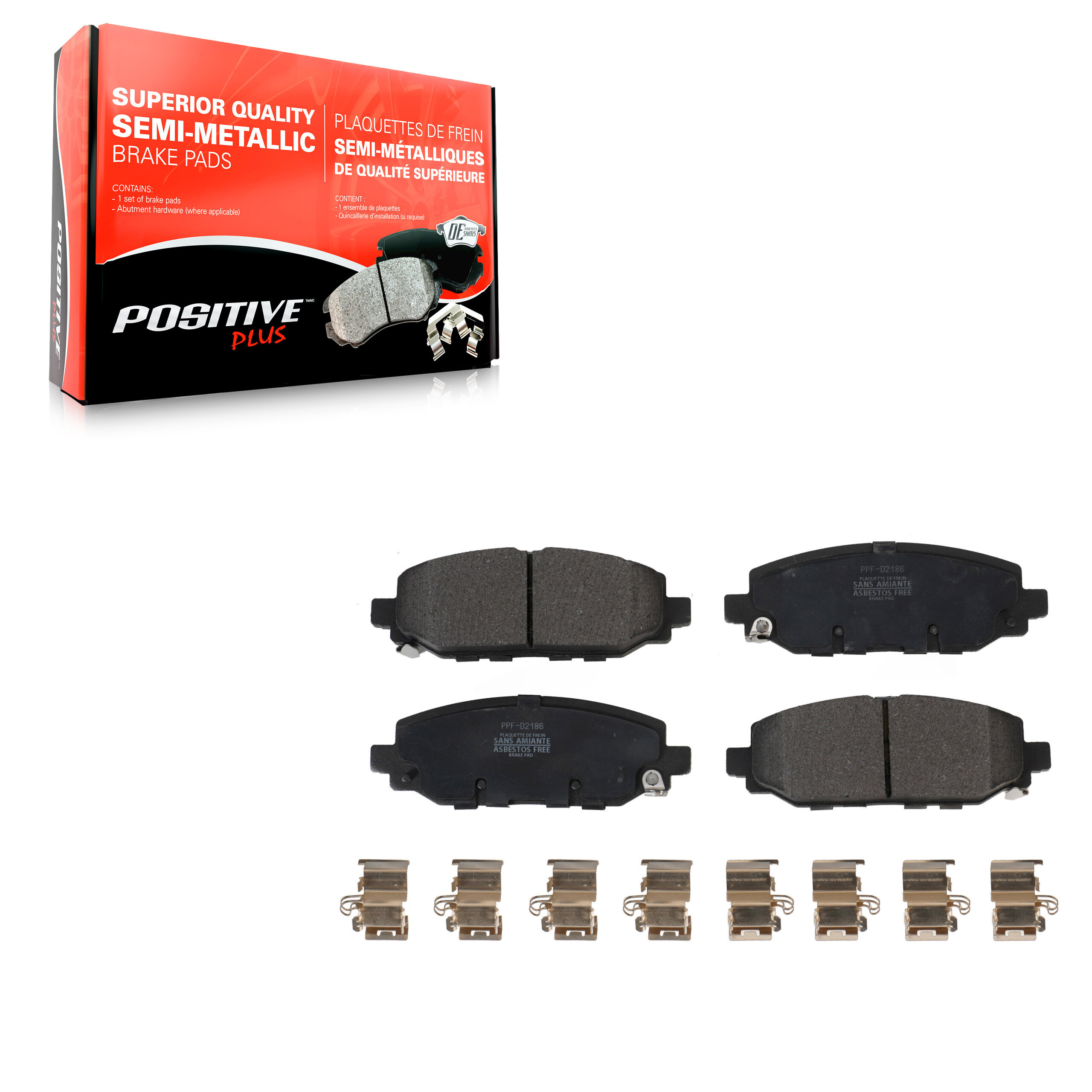 Semi-Metallic Brake Pads