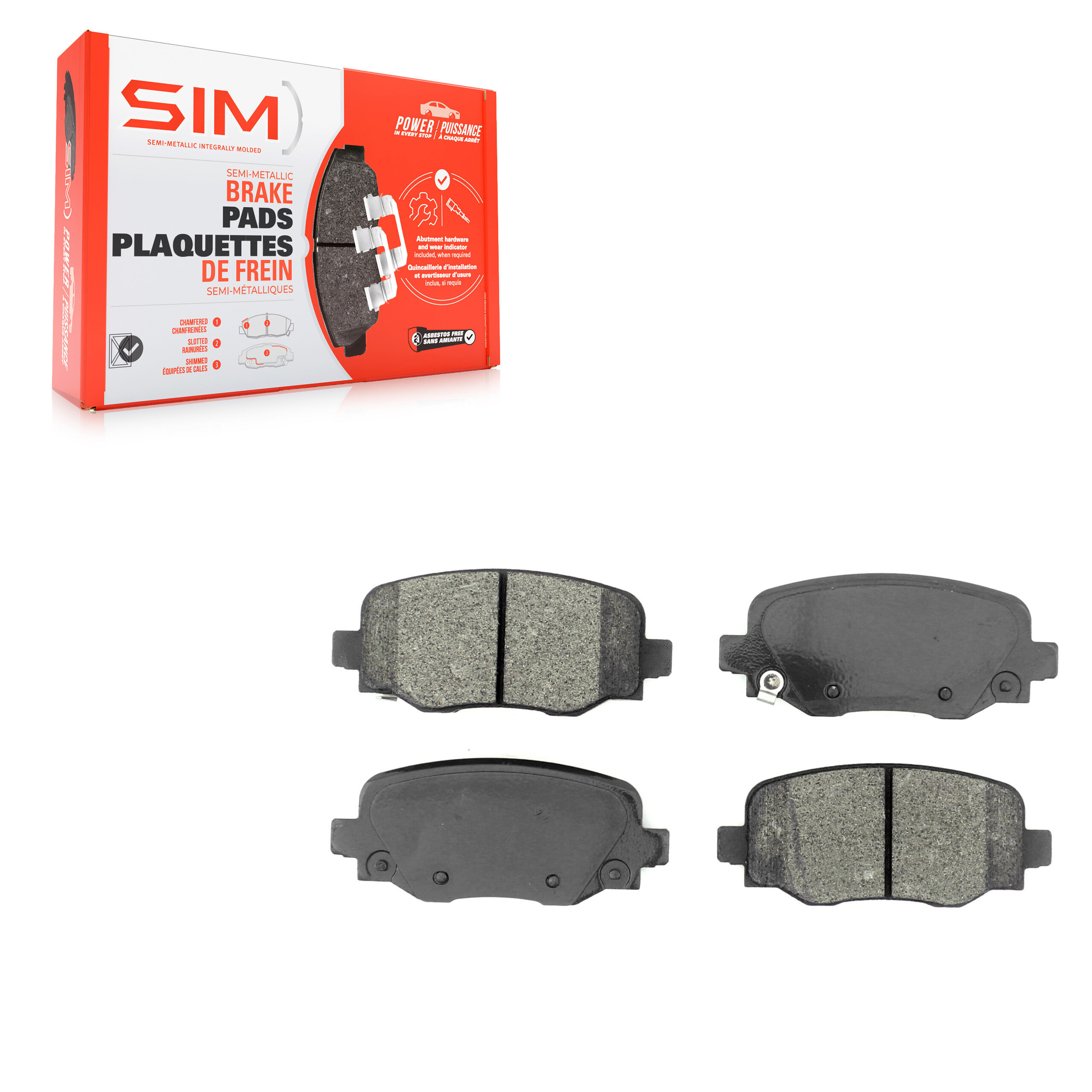 Semi-Metallic Brake Pads