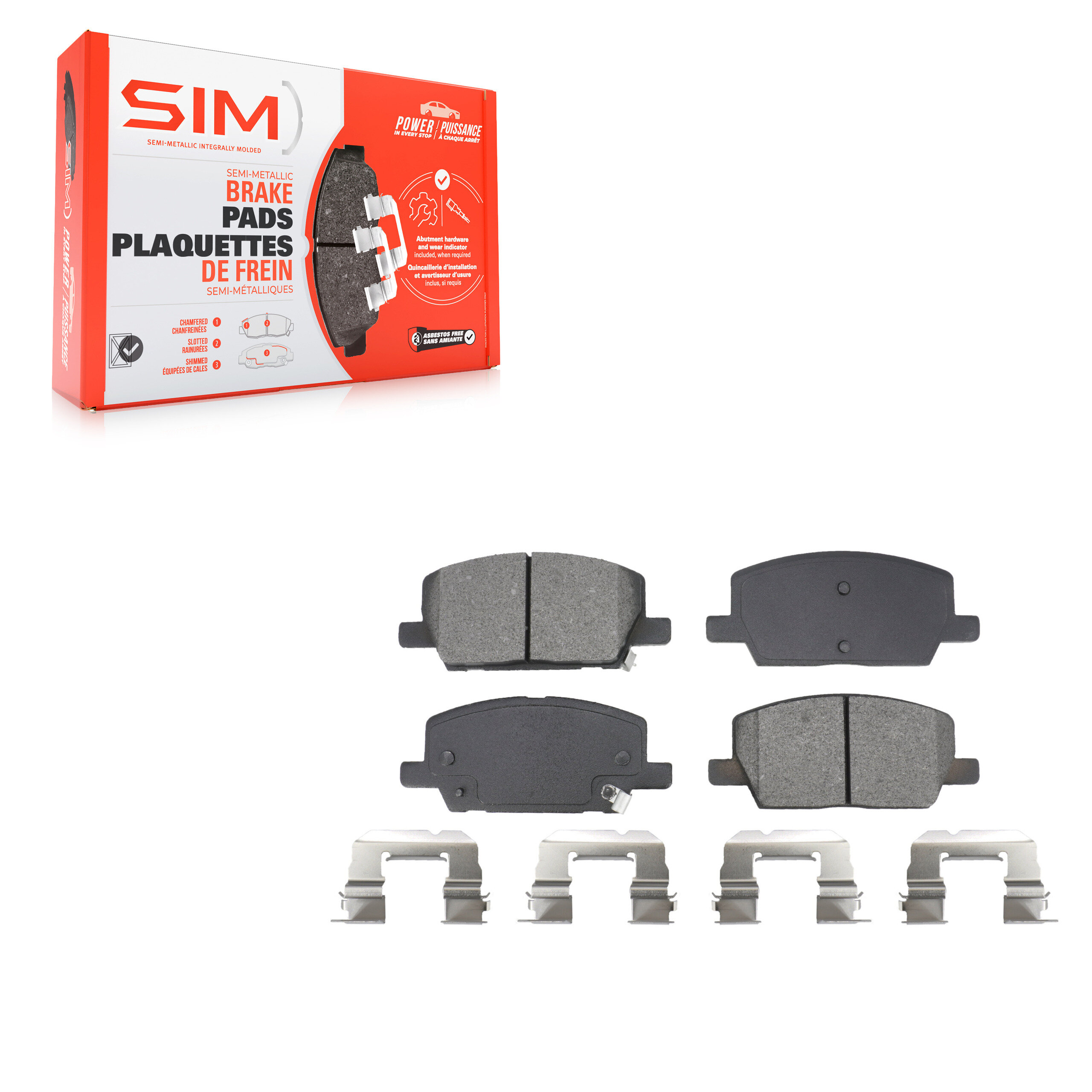 Semi-Metallic Brake Pads