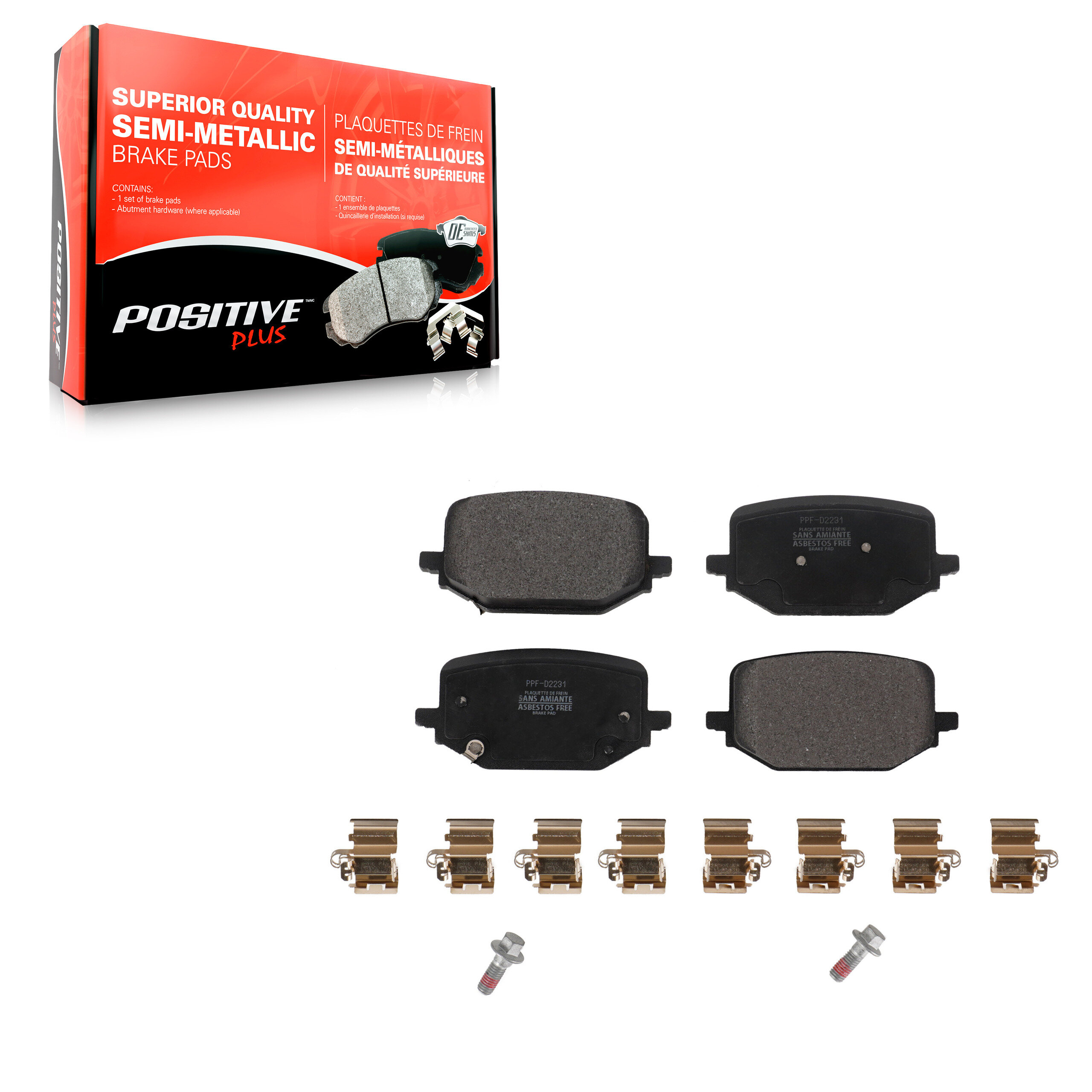 Semi-Metallic Brake Pads