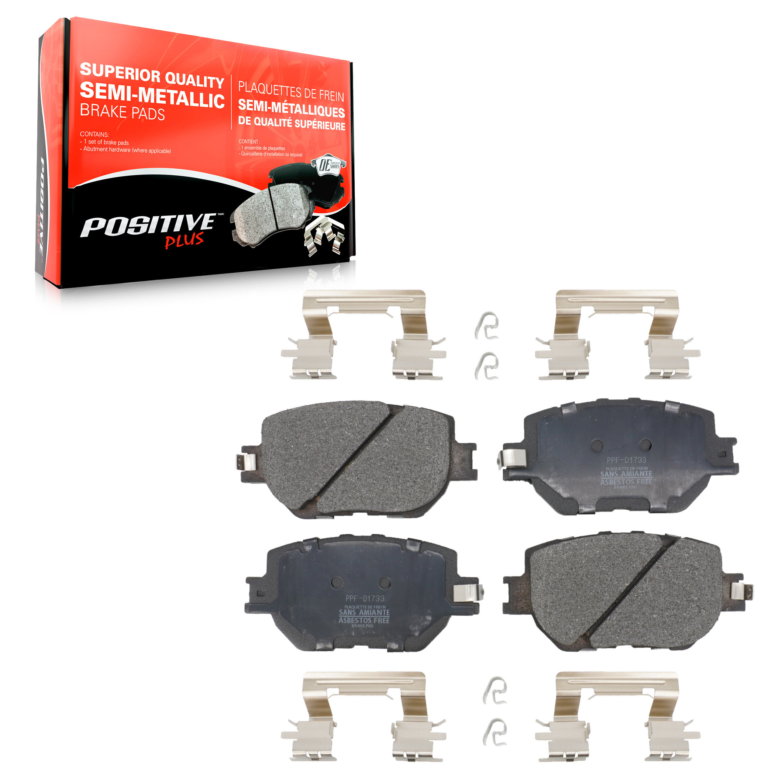 Semi-Metallic Brake Pads