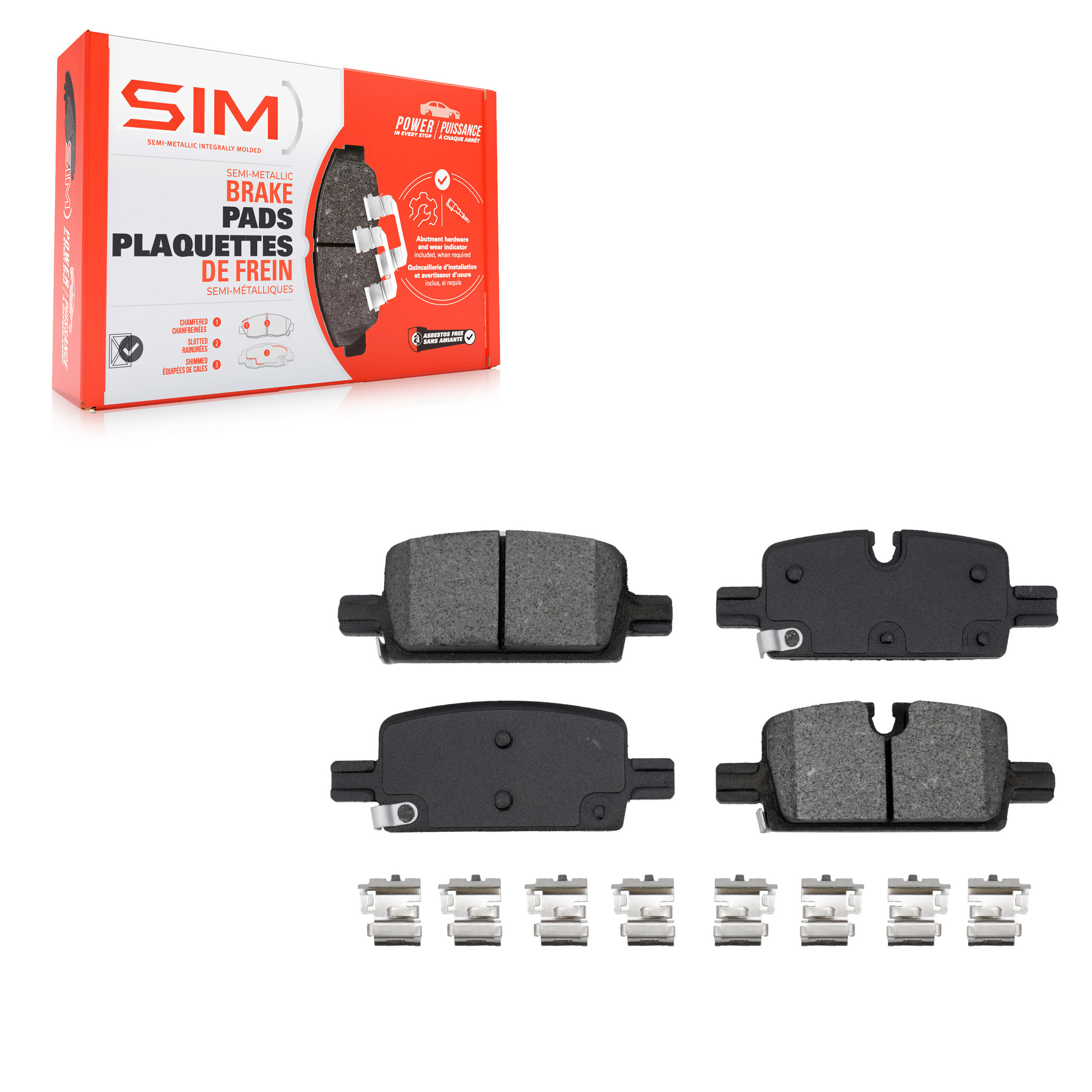 Semi-Metallic Brake Pads