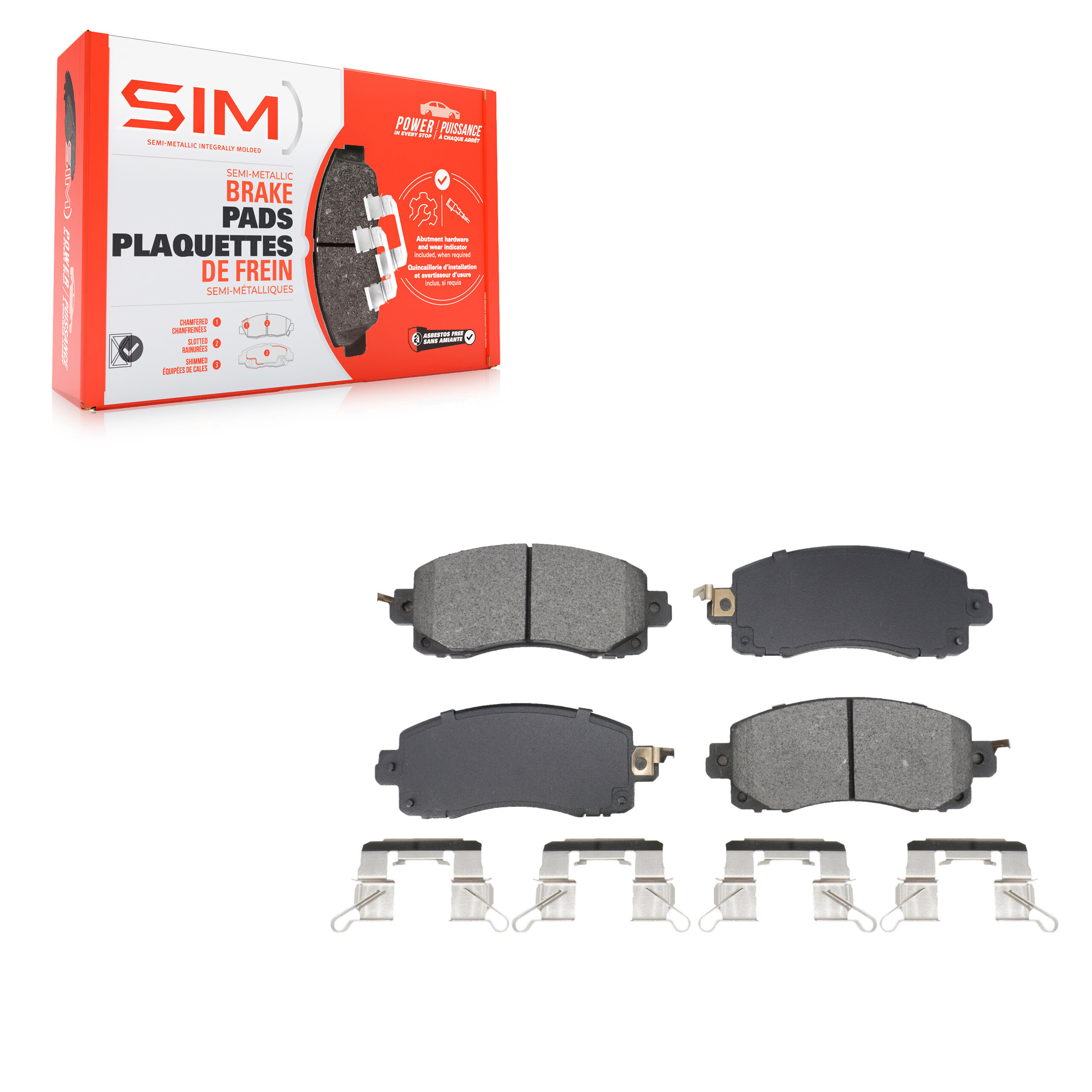 Semi-Metallic Brake Pads