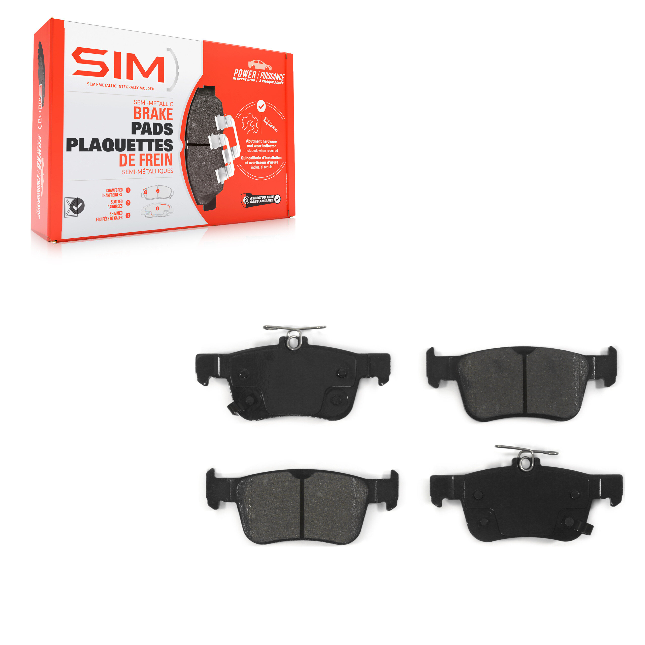 Semi-Metallic Brake Pads
