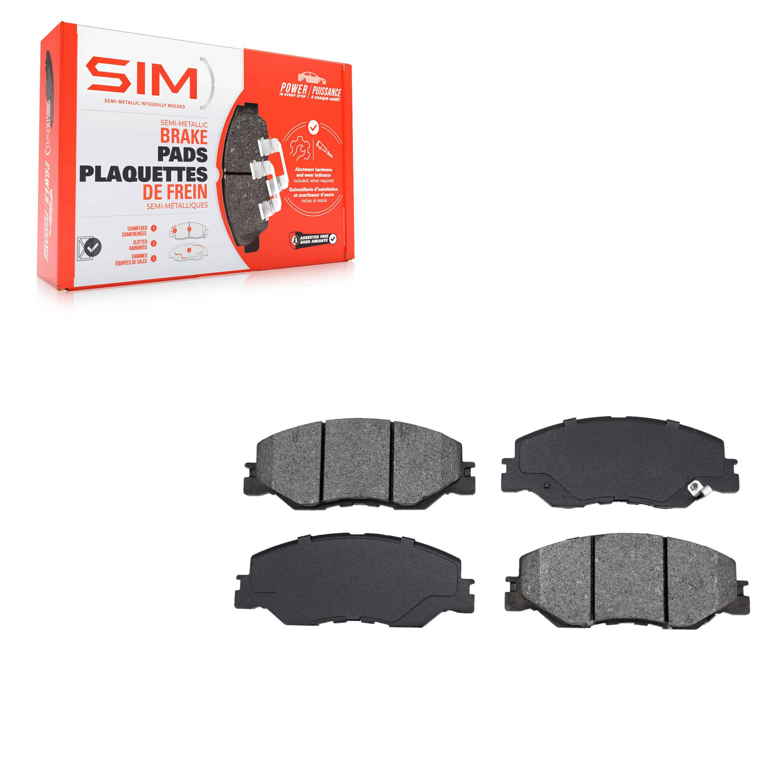 Semi-Metallic Brake Pads