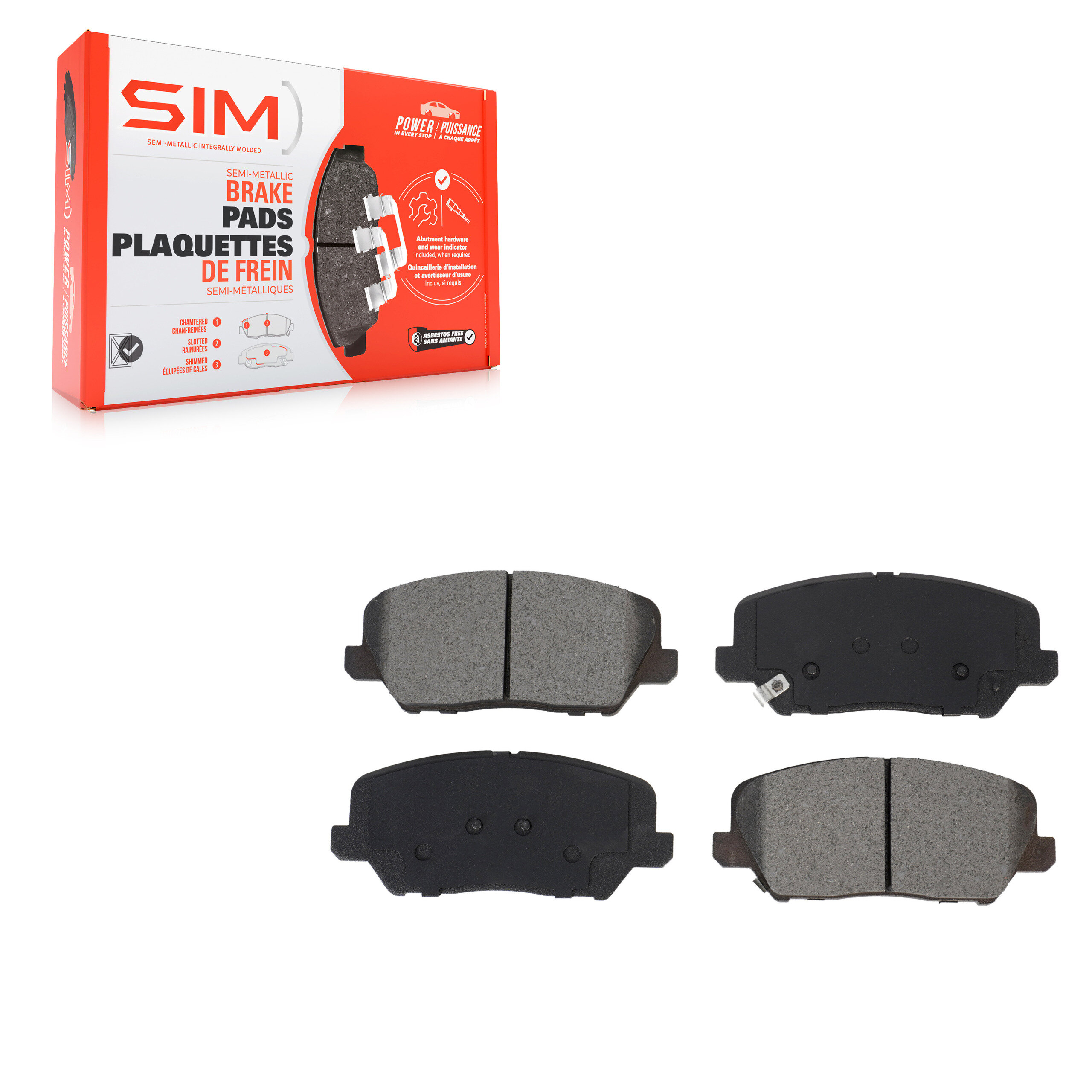 Semi-Metallic Brake Pads