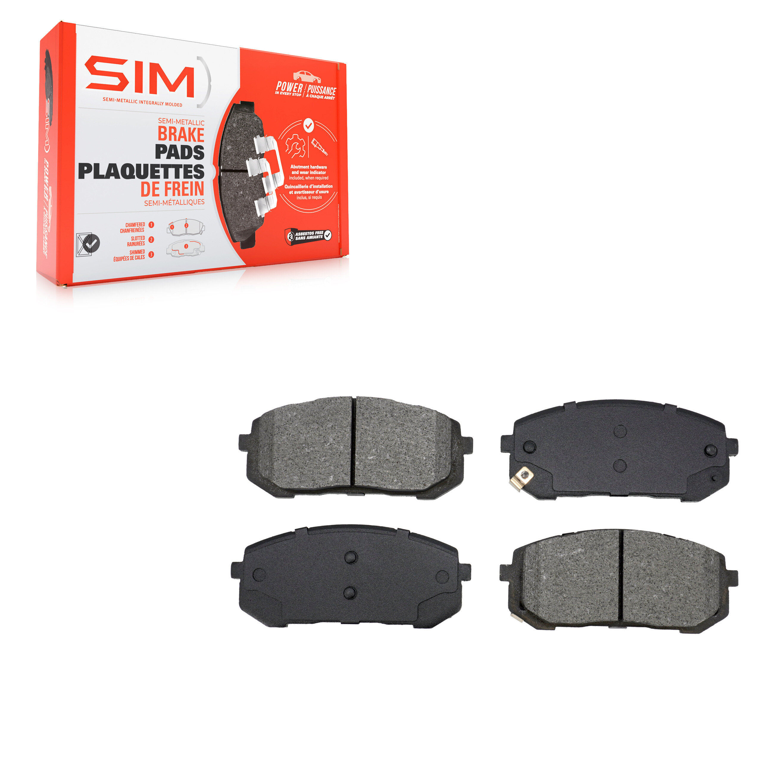 Semi-Metallic Brake Pads