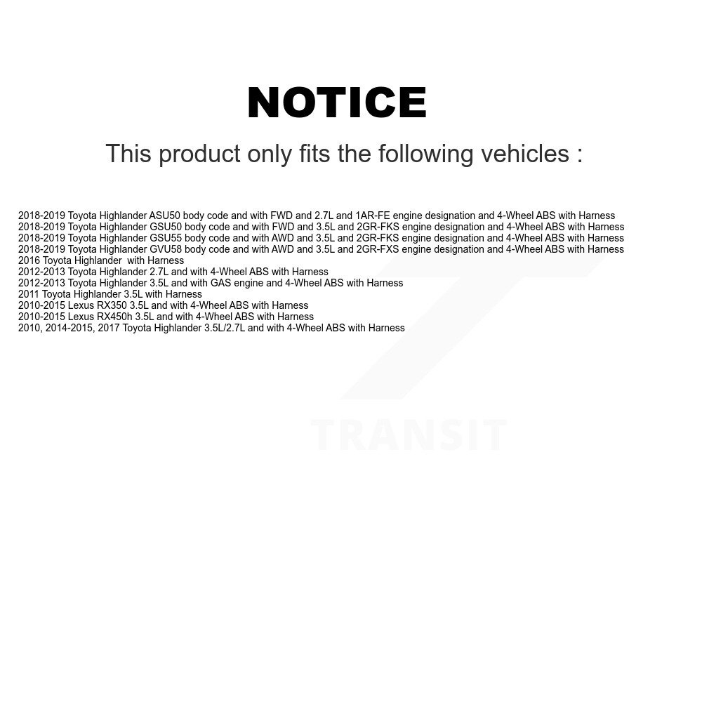 Mpulse - SEN-2ABS2703 - ABS Wheel Speed Sensor