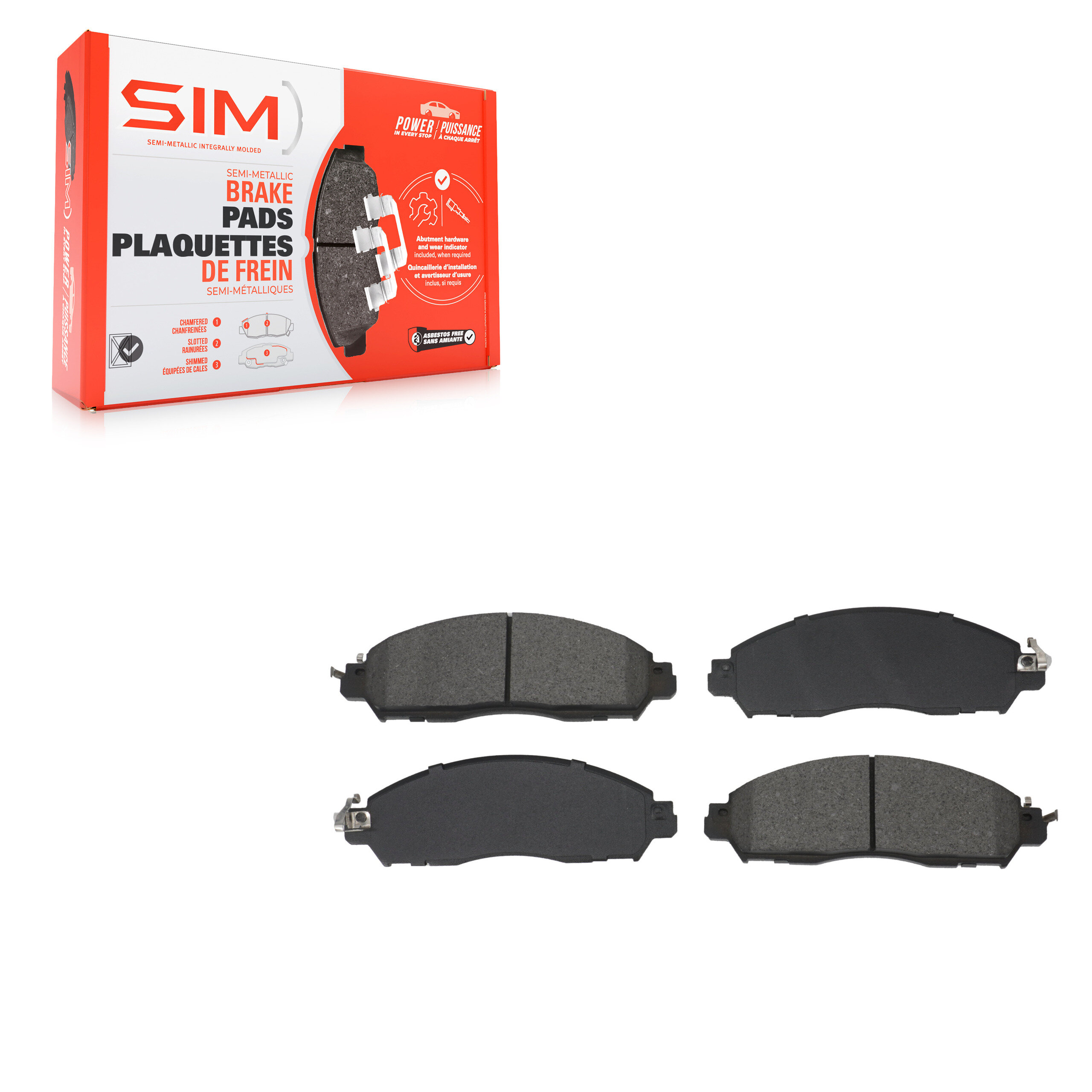 Semi-Metallic Brake Pads