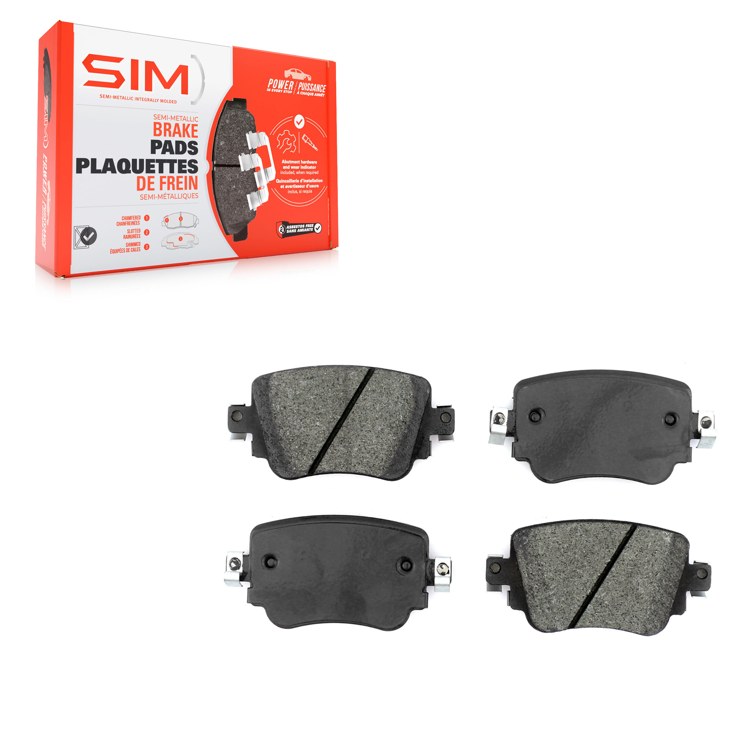 Semi-Metallic Brake Pads