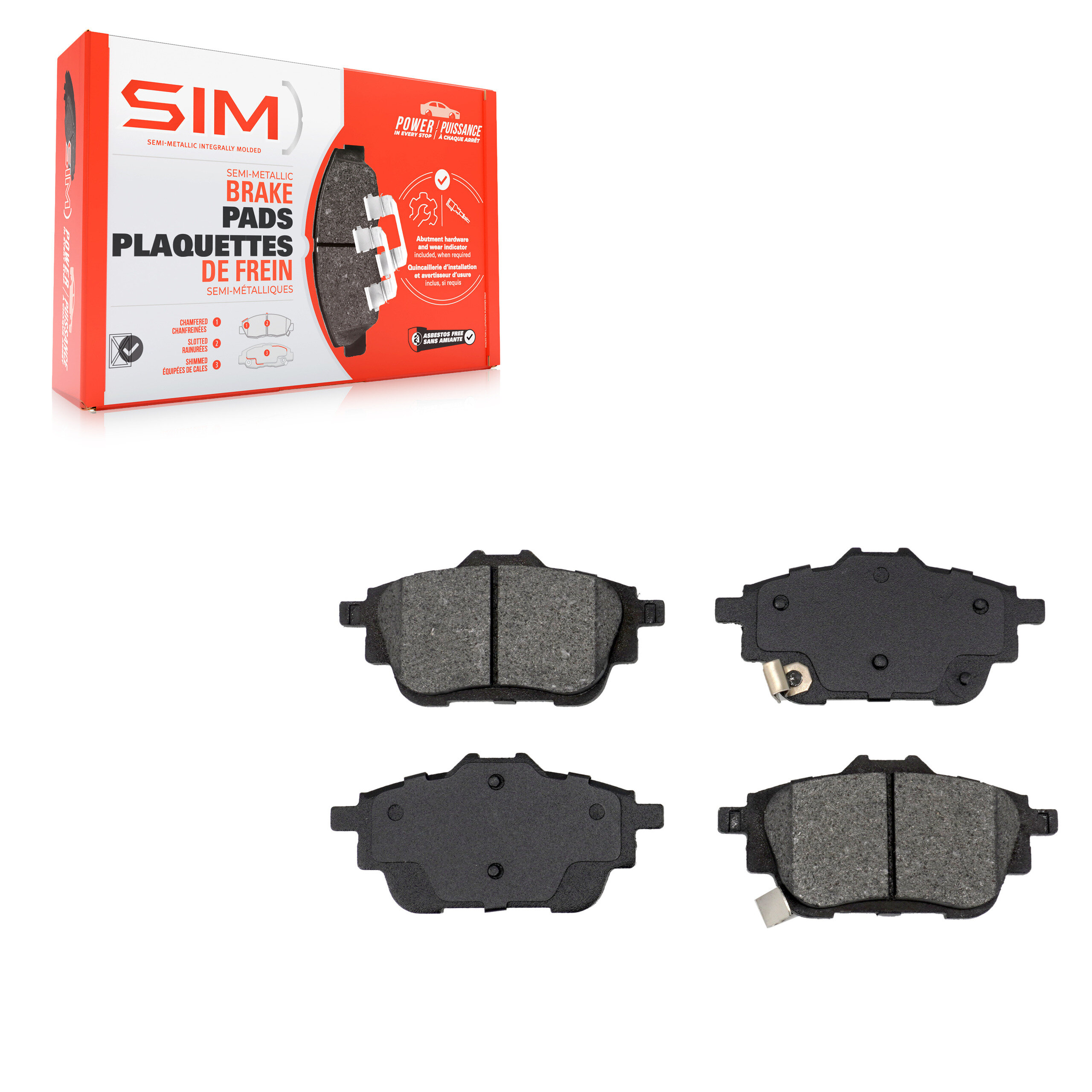 Semi-Metallic Brake Pads