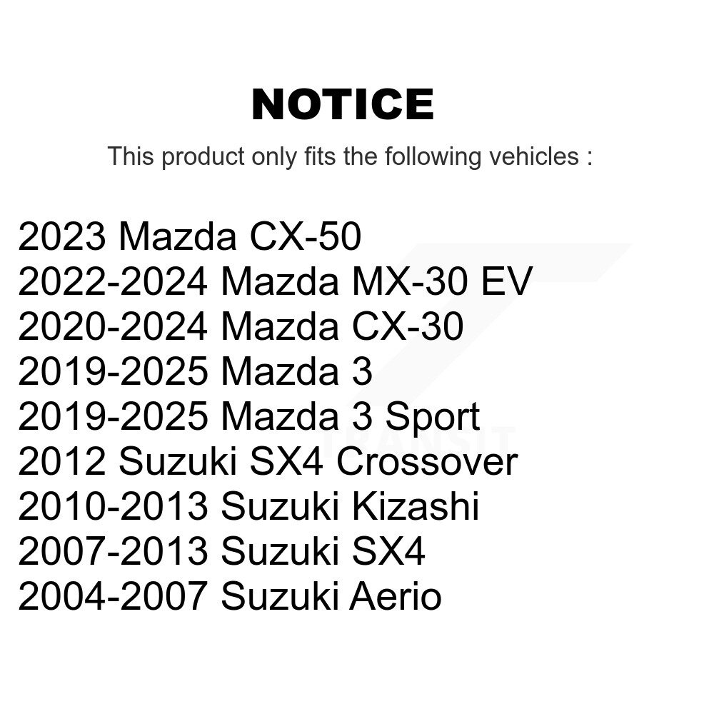 Top Quality - 72-K750060 - Suspension Stabilizer Bar Link Kit
