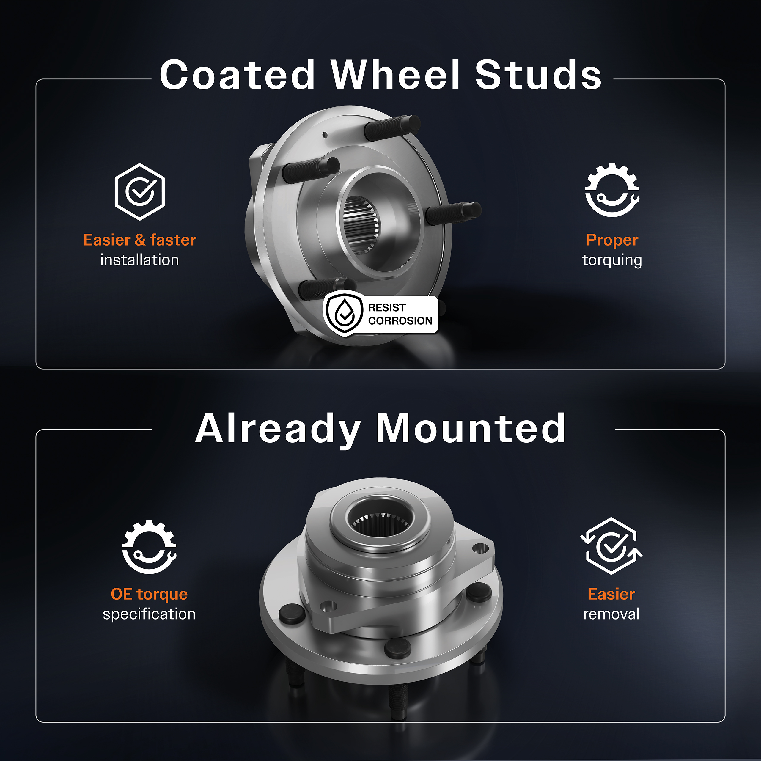 TRANSIT WAREHOUSE - 70-512428 - Rear Hub Assembly