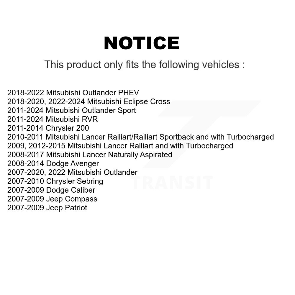 Top Quality - 72-K750289 - Suspension Stabilizer Bar Link Kit