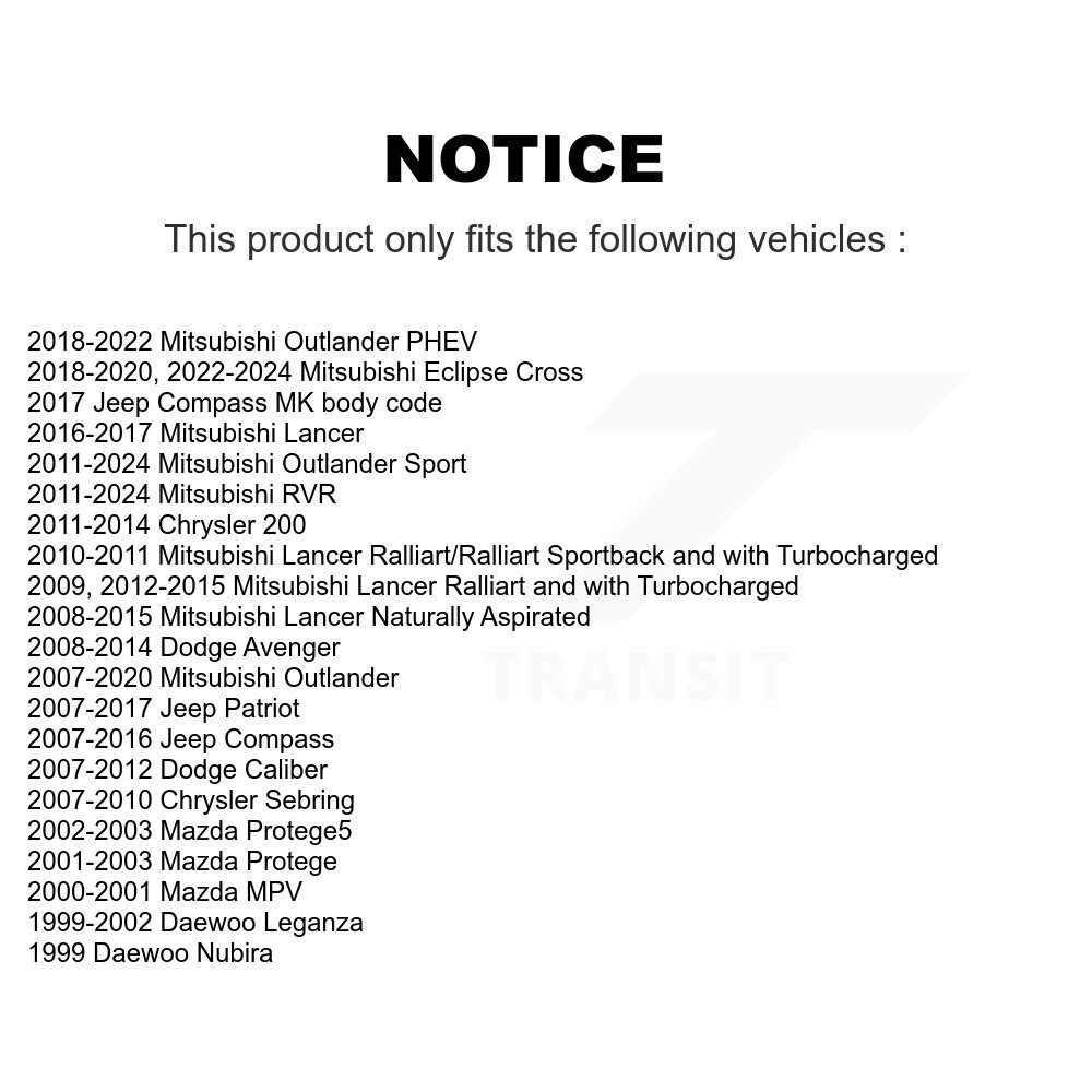 Top Quality - 72-K750385 - Suspension Stabilizer Bar Link Kit