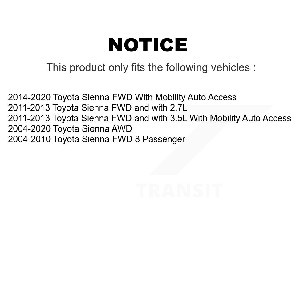 TRANSIT WAREHOUSE - 78-37301 - Rear Shock Absorber