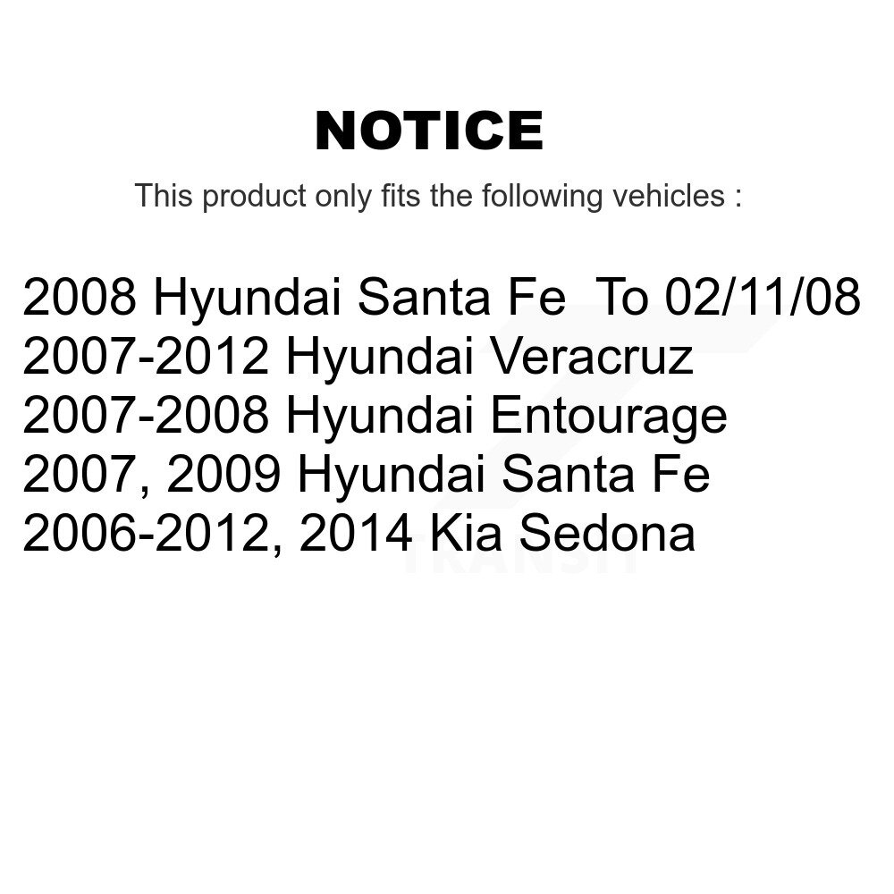 Top Quality - 73-906968 - Suspension Strut Hardware Kit