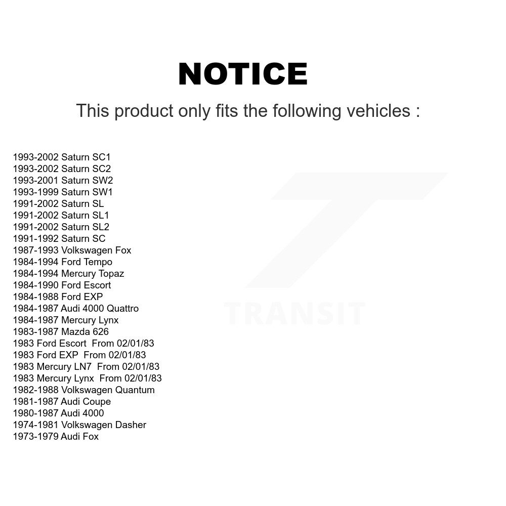 TRANSIT WAREHOUSE - 70-510024 - Front Wheel Bearing