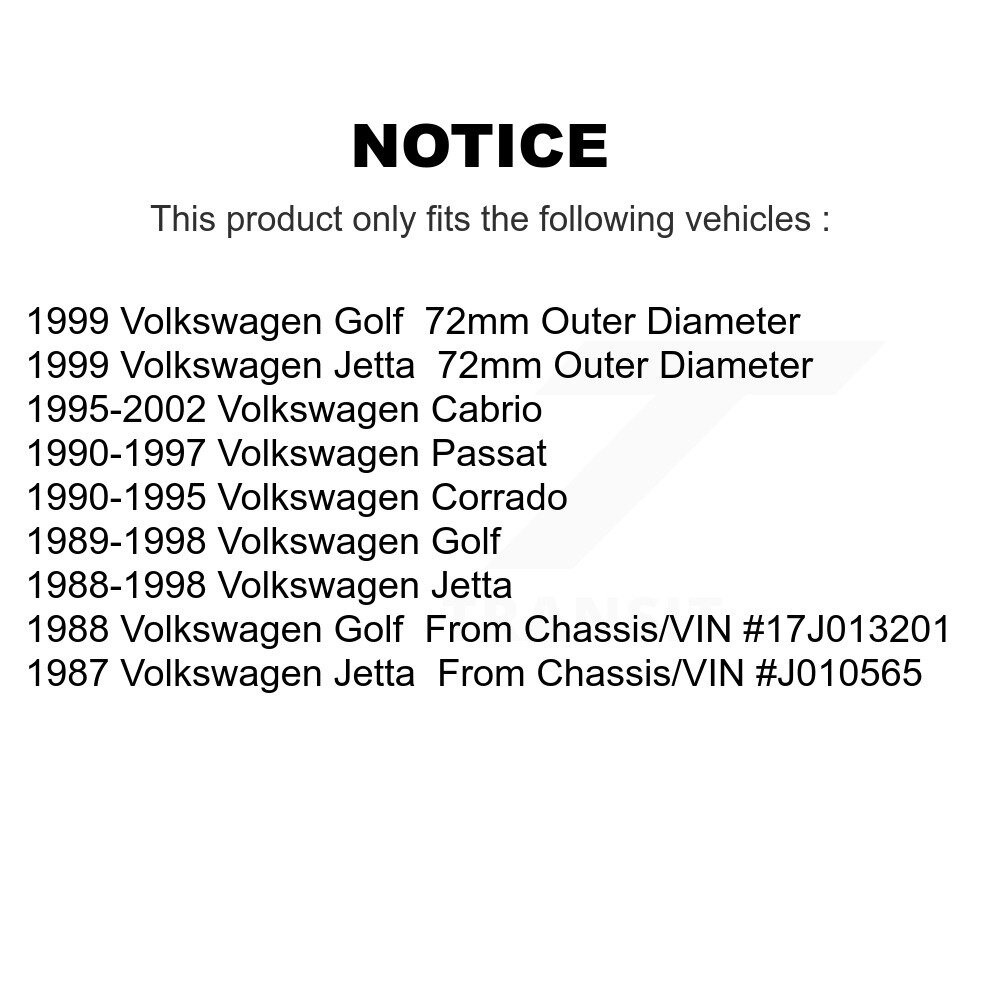 TRANSIT WAREHOUSE - 70-510004 - Front Wheel Bearing
