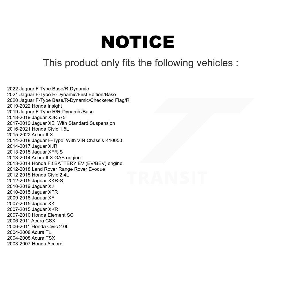 TRANSIT WAREHOUSE - 70-510073 - Rear Wheel Bearing