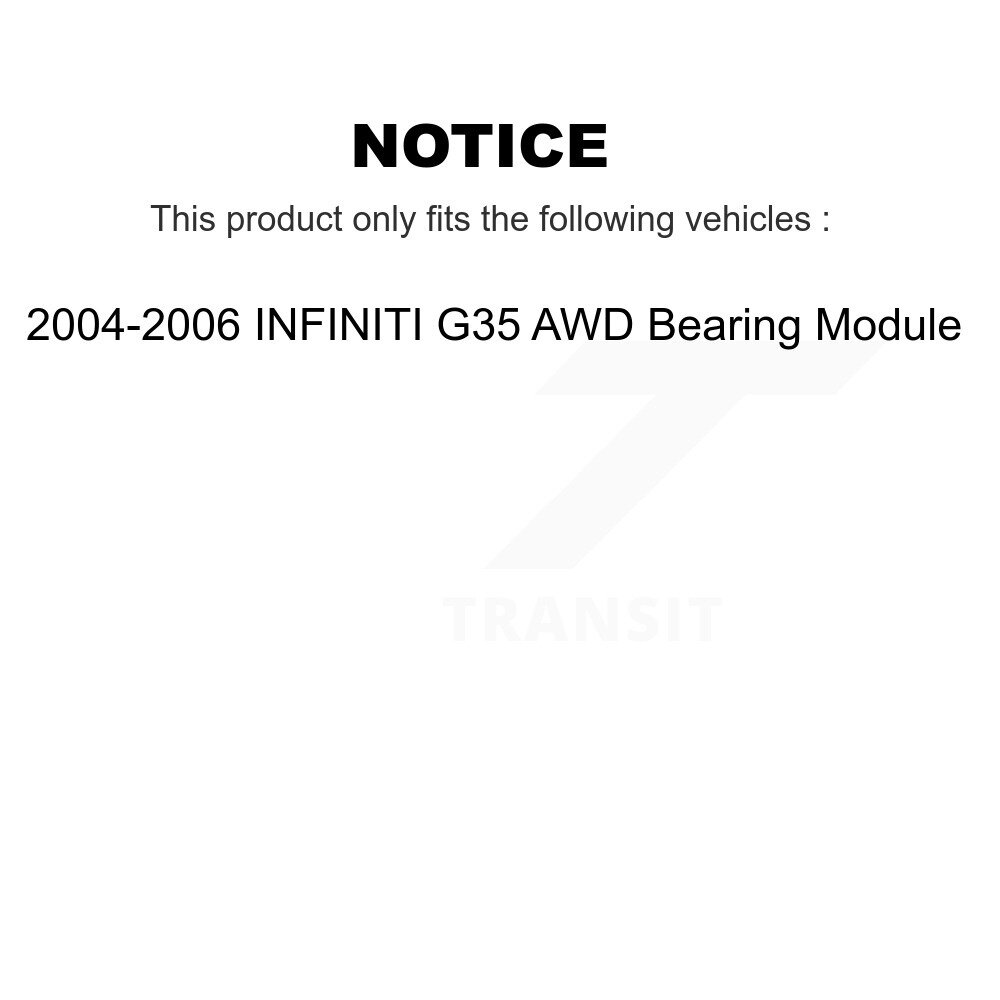 TRANSIT WAREHOUSE - 70-513311 - Wheel Bearing Module