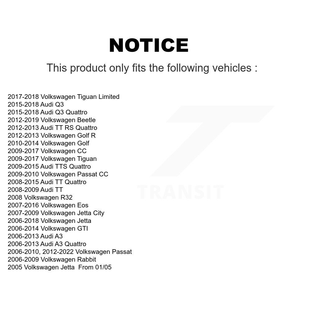 Top Quality - 72-K80482 - Suspension Stabilizer Bar Link Kit