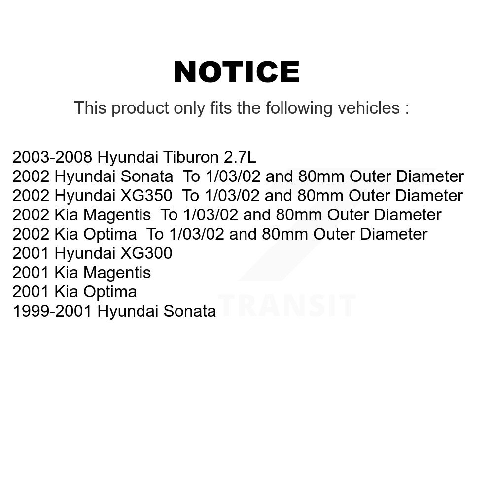 TRANSIT WAREHOUSE - 70-510076 - Front Wheel Bearing