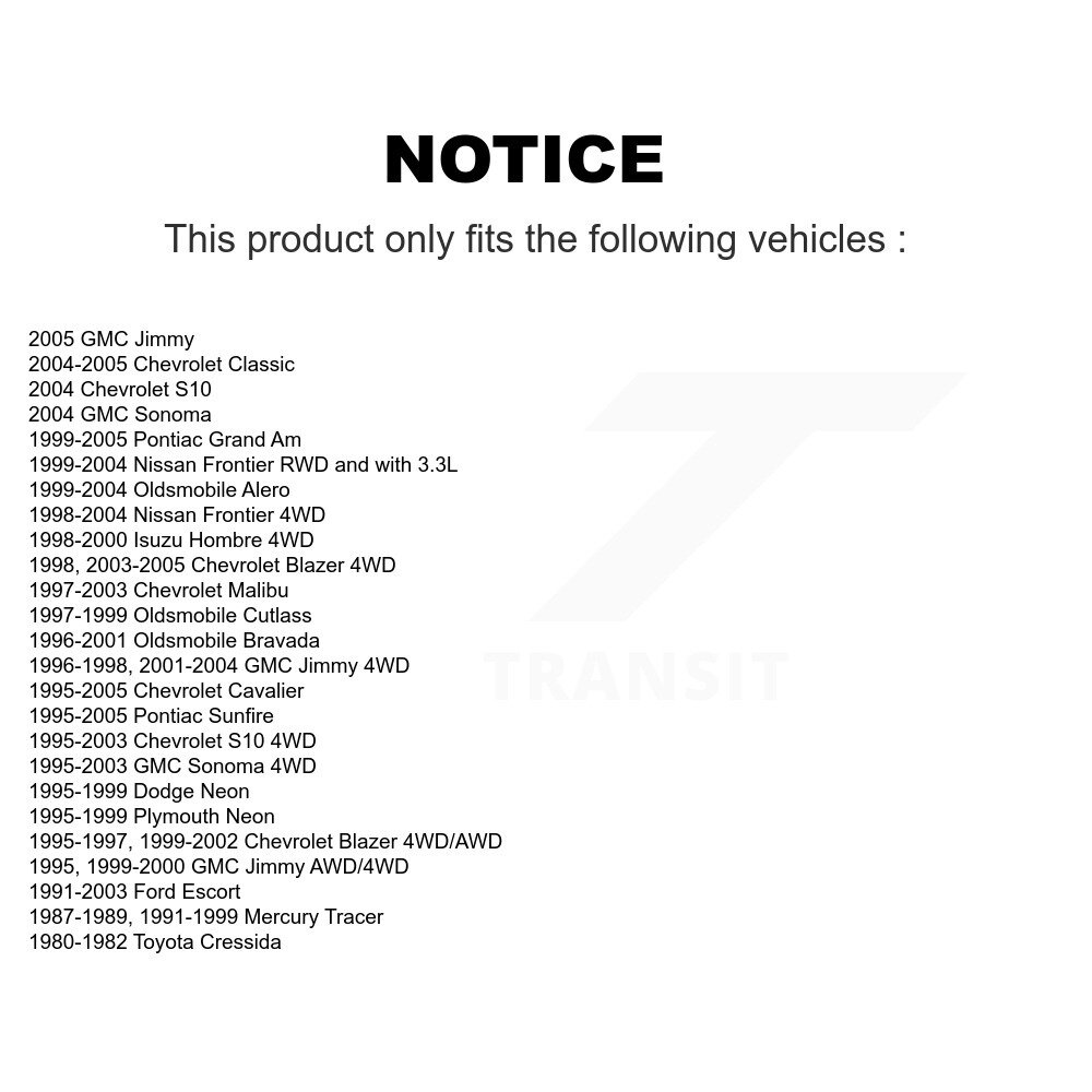 Top Quality - 72-K6600 - Suspension Stabilizer Bar Link Kit