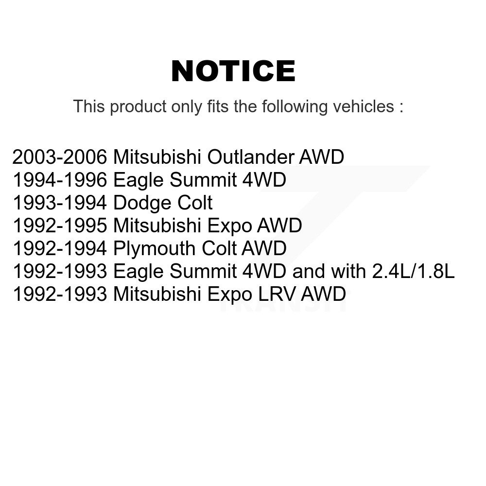 TRANSIT WAREHOUSE - 70-511013 - Rear Wheel Bearing
