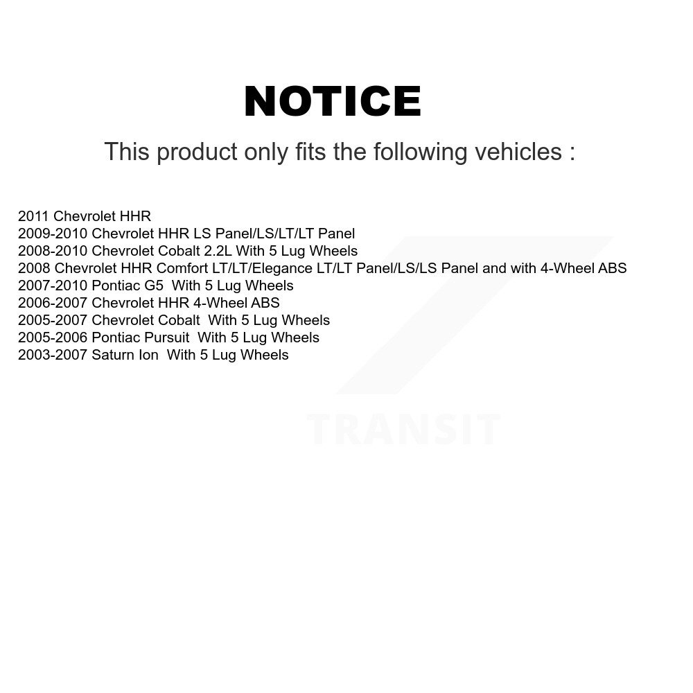 TRANSIT WAREHOUSE - 70-513206 - Front Hub Assembly