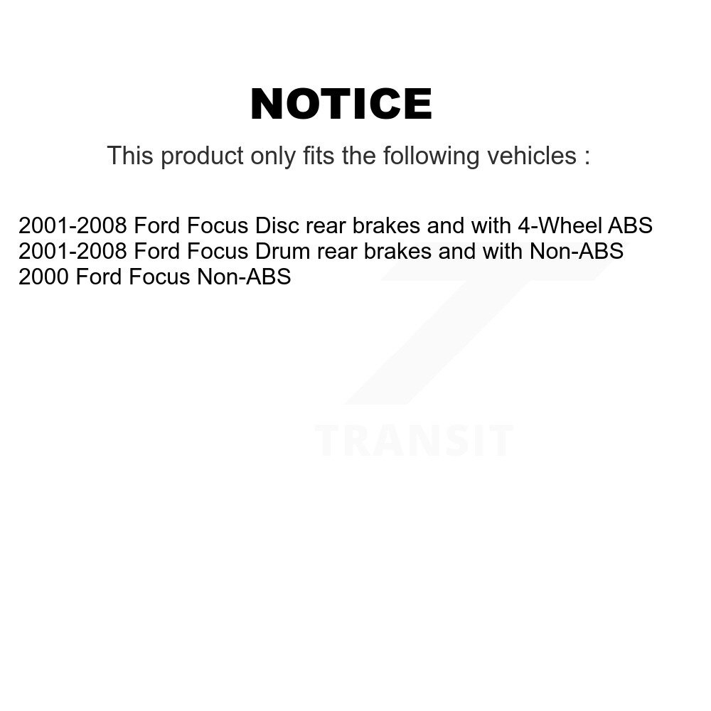 TRANSIT WAREHOUSE - 70-516007 - Rear Wheel Bearing Set