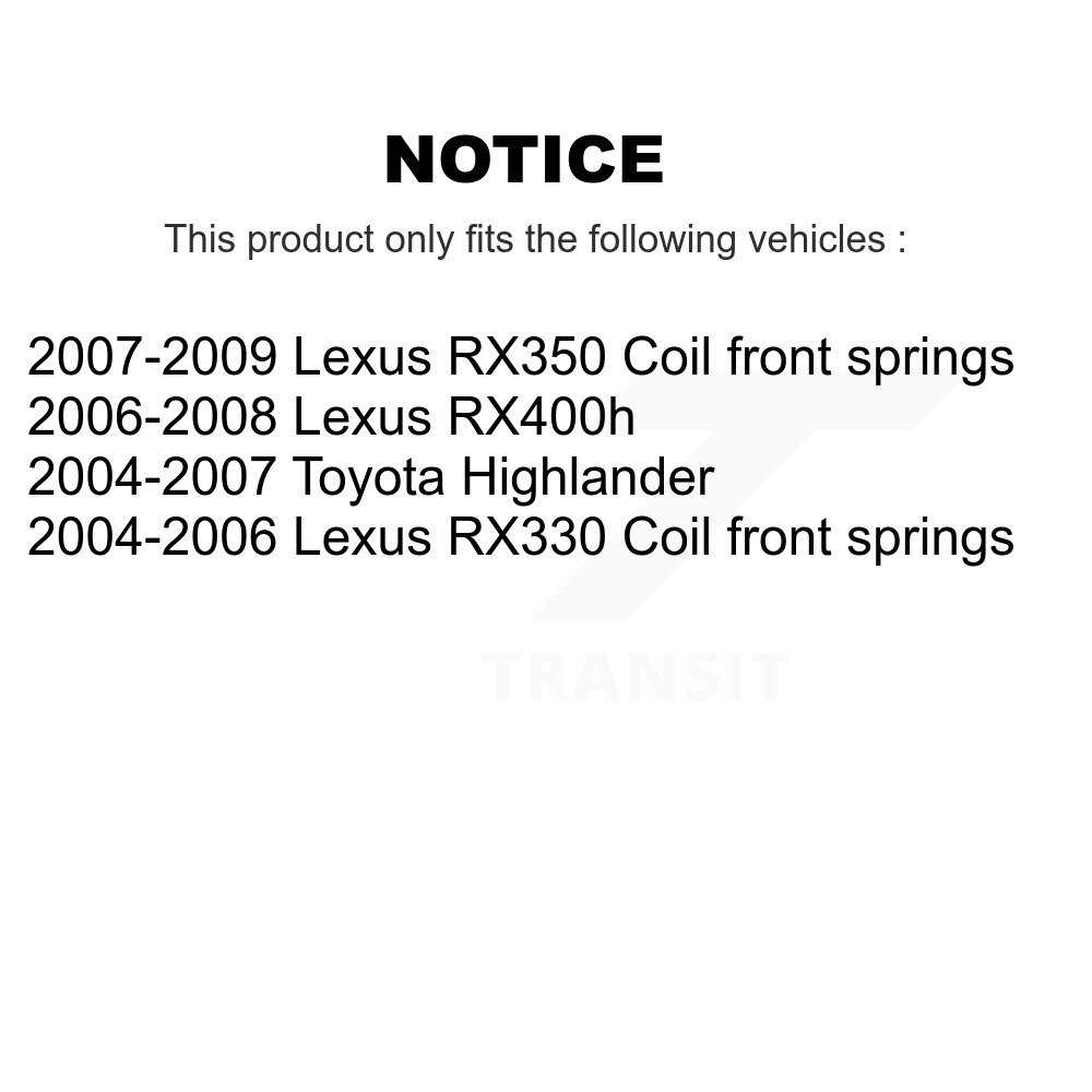 TRANSIT WAREHOUSE - 78-72211 - Front Strut