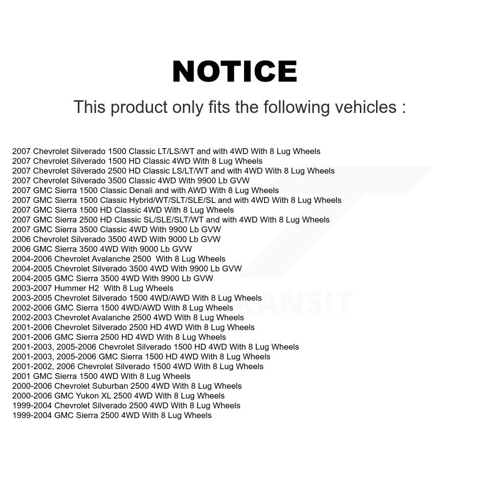 TRANSIT WAREHOUSE - 70-515058 - Front Hub Assembly