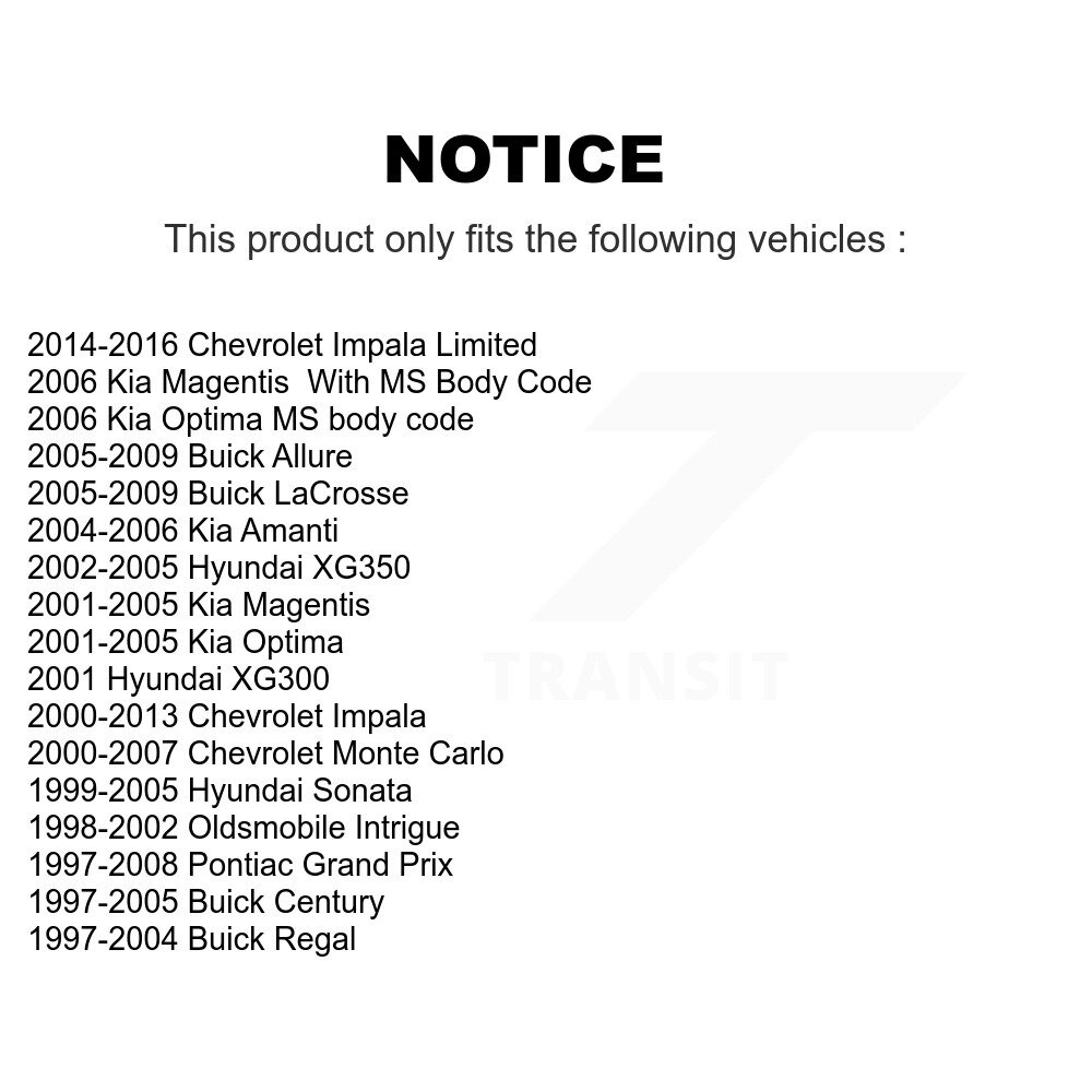 Top Quality - 72-K6662 - Suspension Stabilizer Bar Link Kit