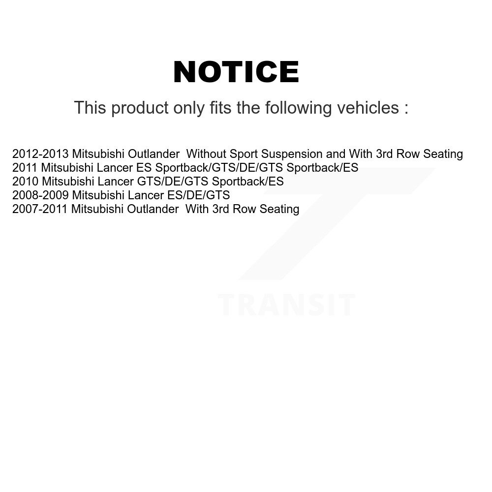 Top Quality - 73-908912 - Suspension Strut Hardware Kit